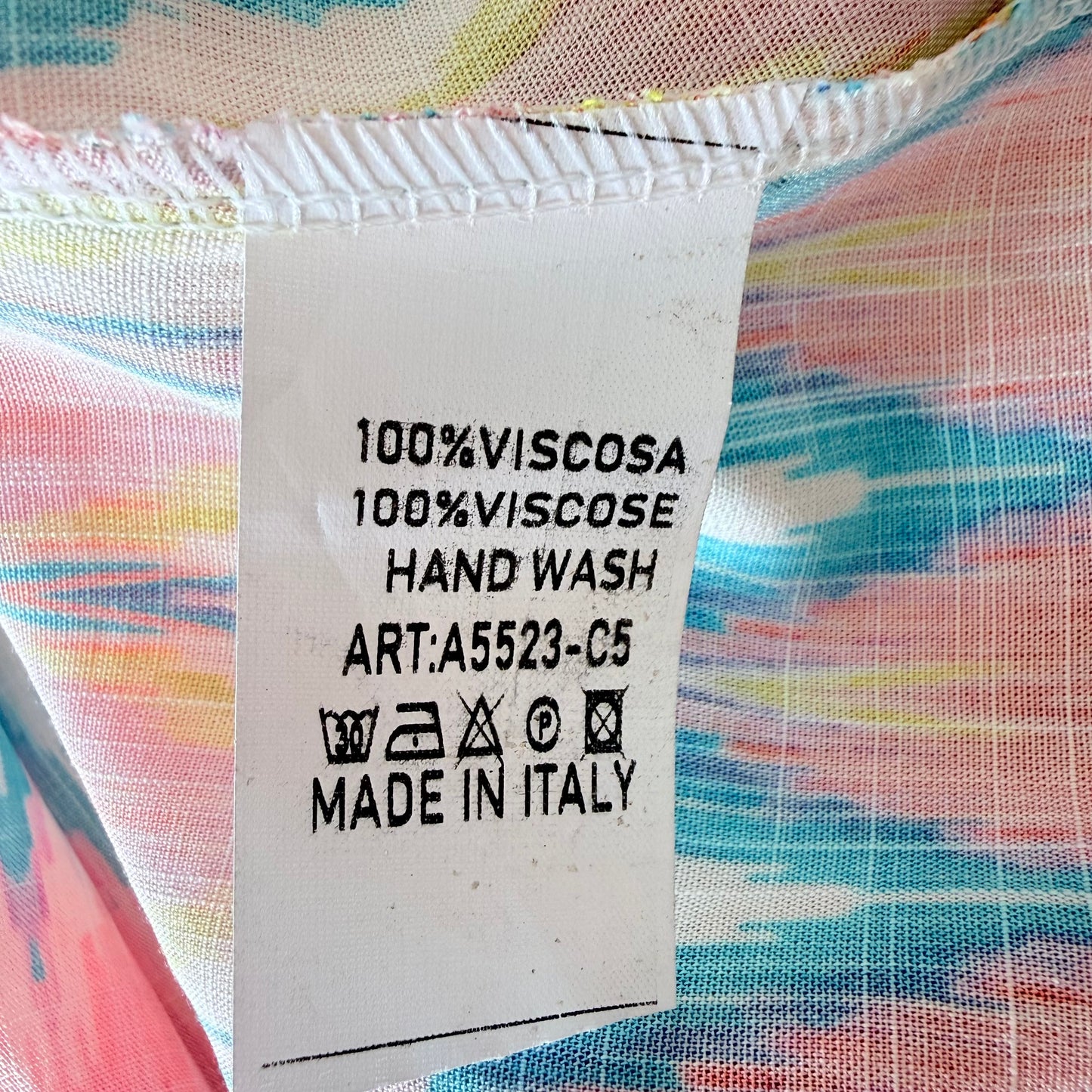 Kleid mit Print und Denim-Effekt – April Vintage