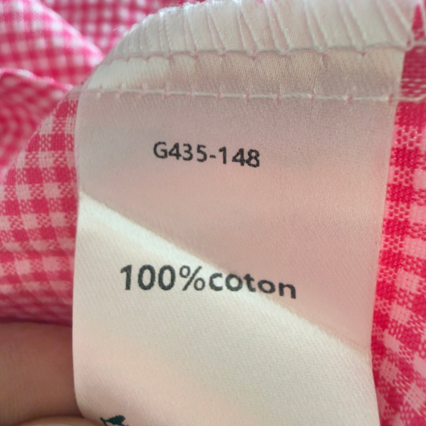 Chemise vichy rose en coton – It Hippie