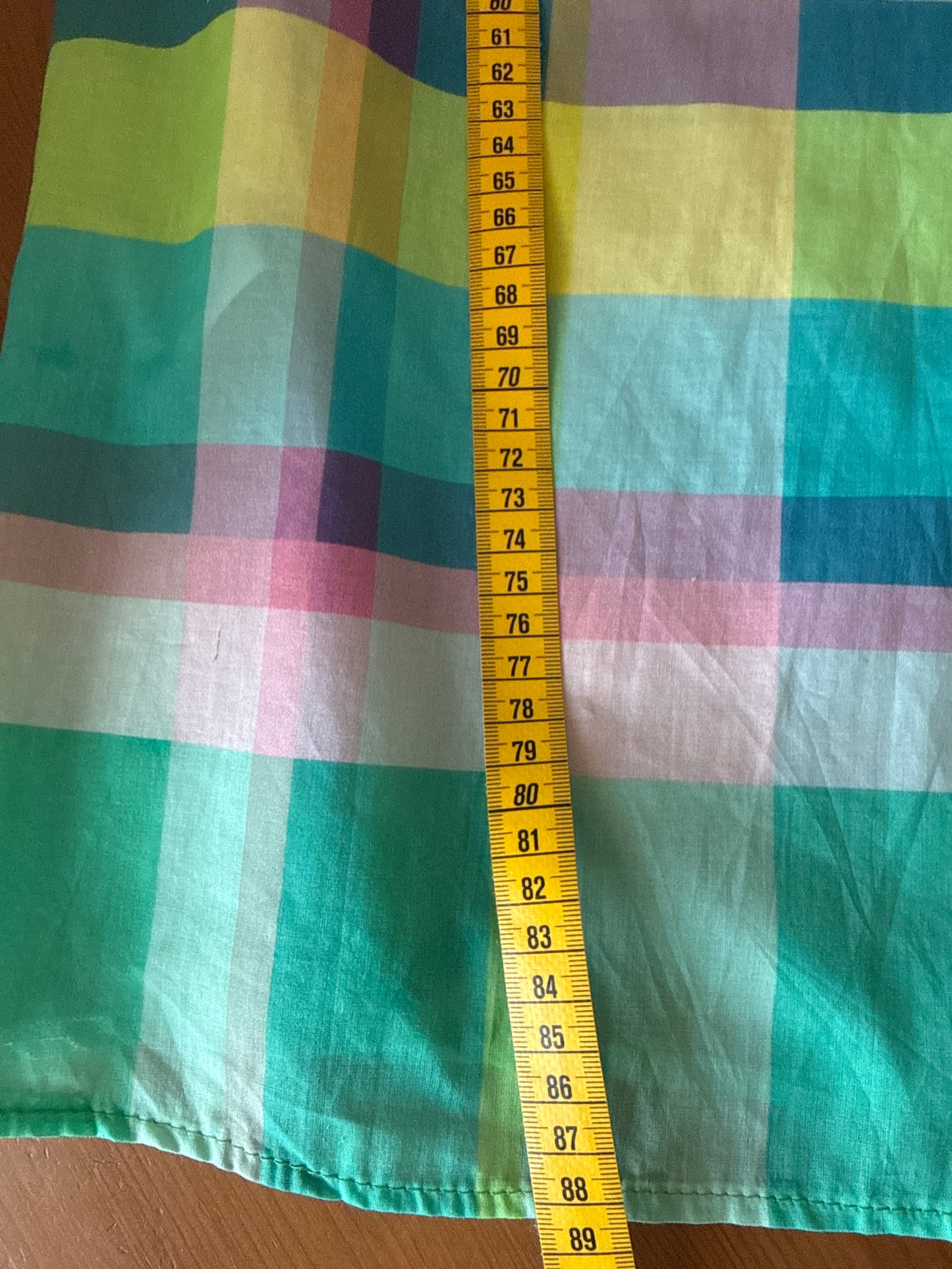 Robe chemise à carreaux pastel - April vintage