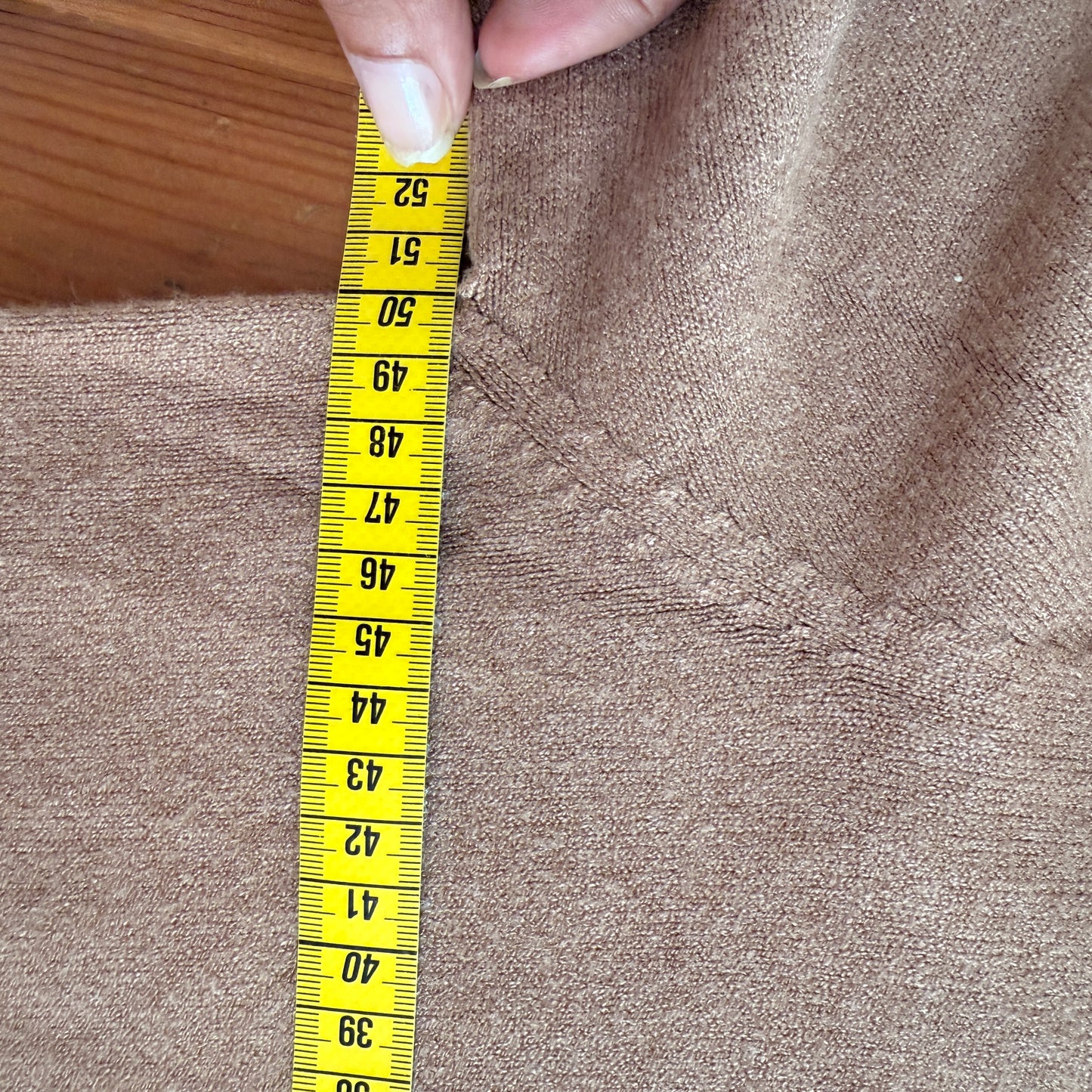 Pull marron manches courtes LOUNAE