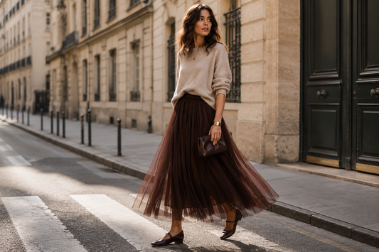 Comment porter une jupe en tulle en 2026 ? LOUNAE