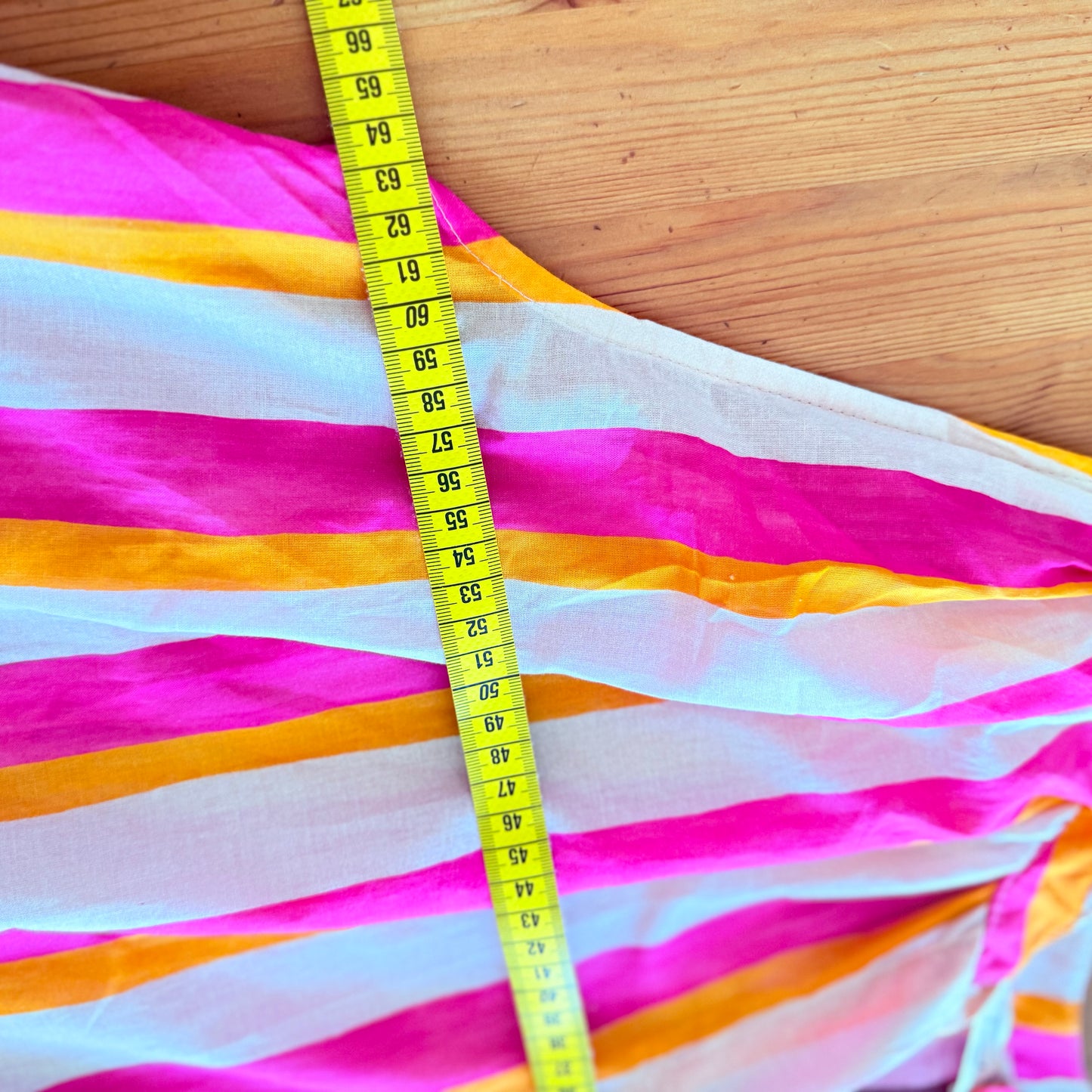 Blouse rayée rose & orange – Luizacco