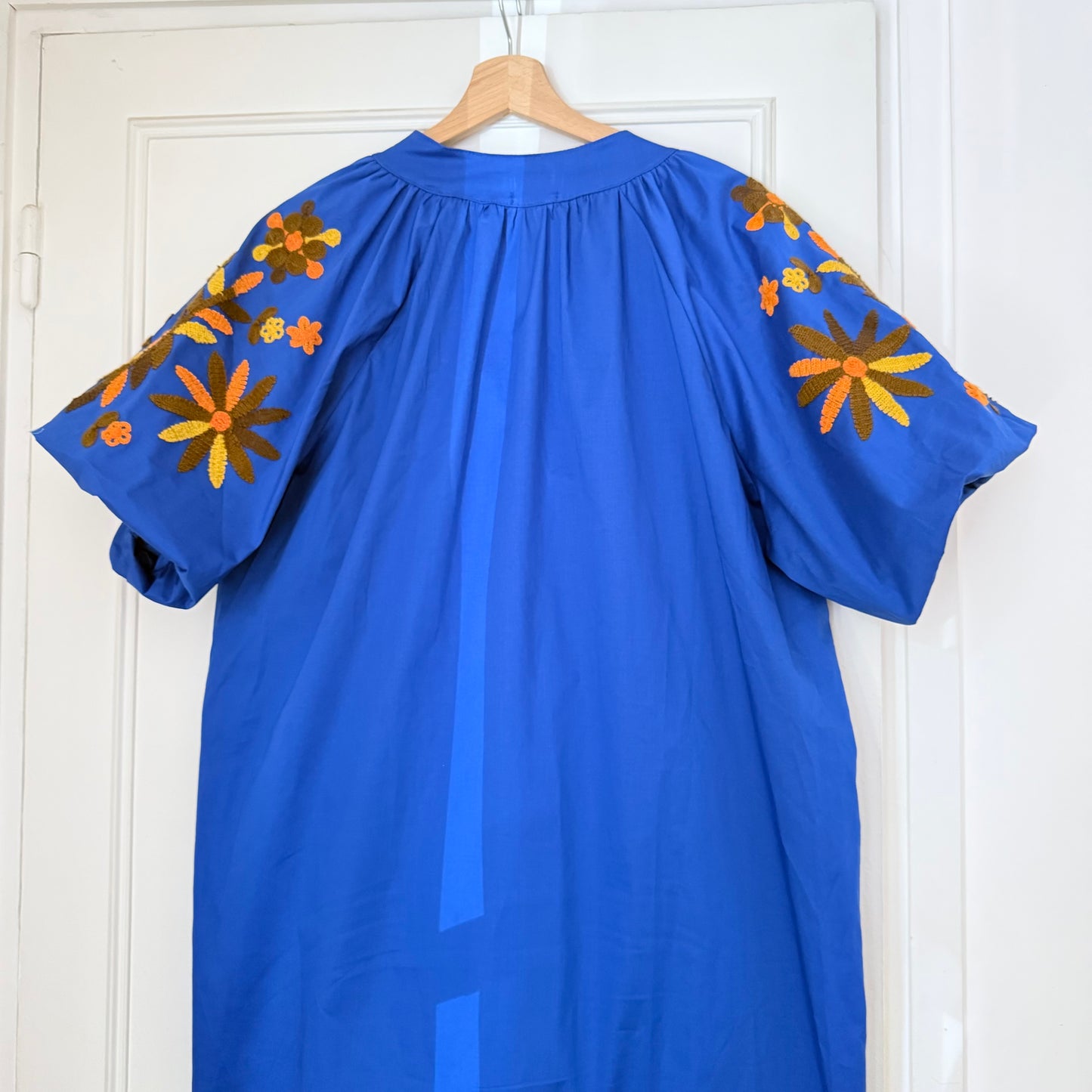 Robe longue bohème bleue  - Luizacco
