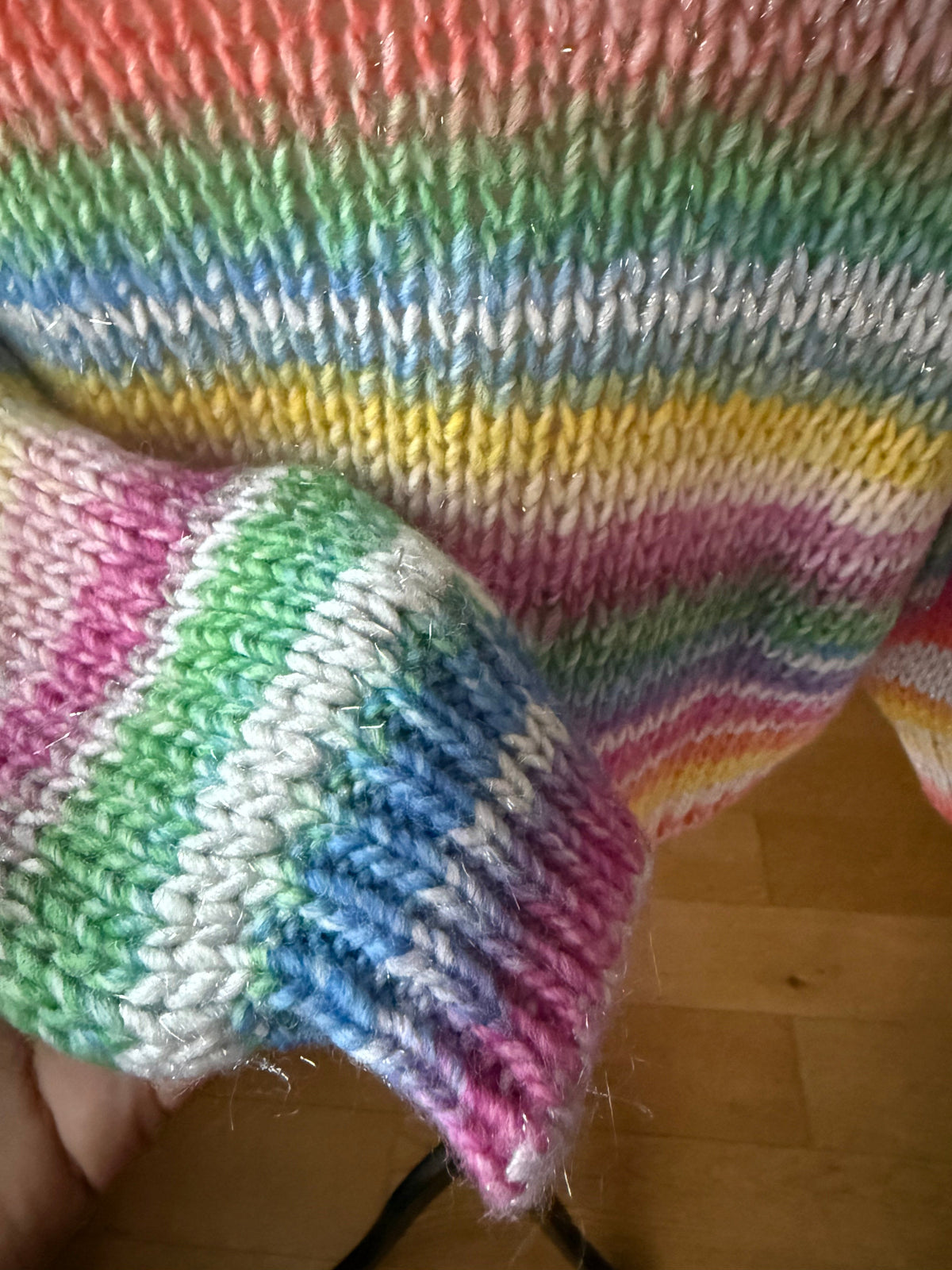 Pull Arc-en-ciel en laine – Fabriqué en Italie LOUNAE