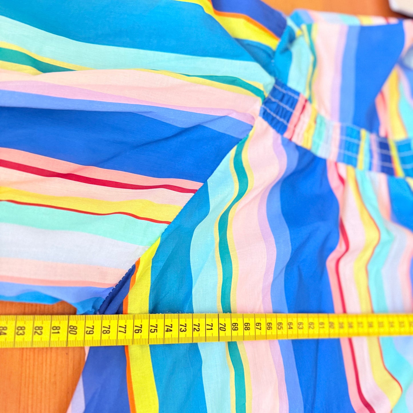 Multicolor striped cotton shirt – April Vintage