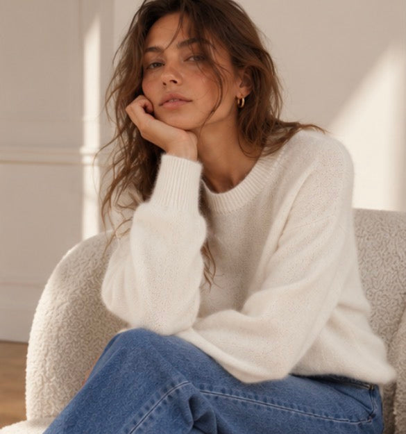 Pull Jaune Vanille Premium  – Fabriqué en Italie (Copie) LOUNAE