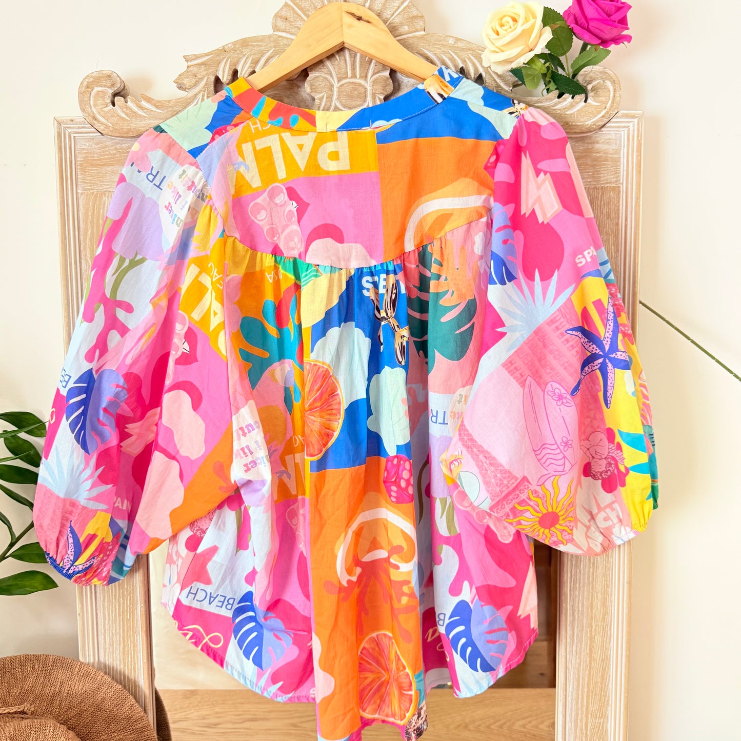 Chemise multicolore - April vintage