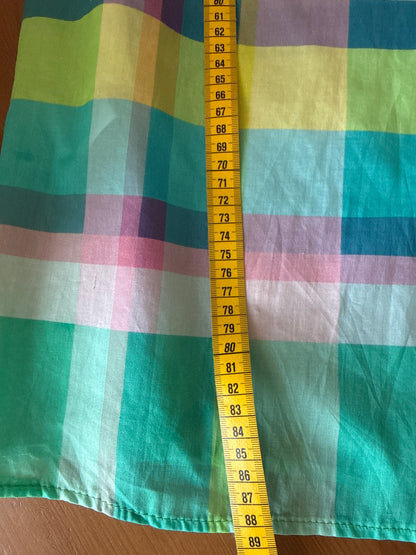 Robe chemise à carreaux pastel  en coton LOUNAE