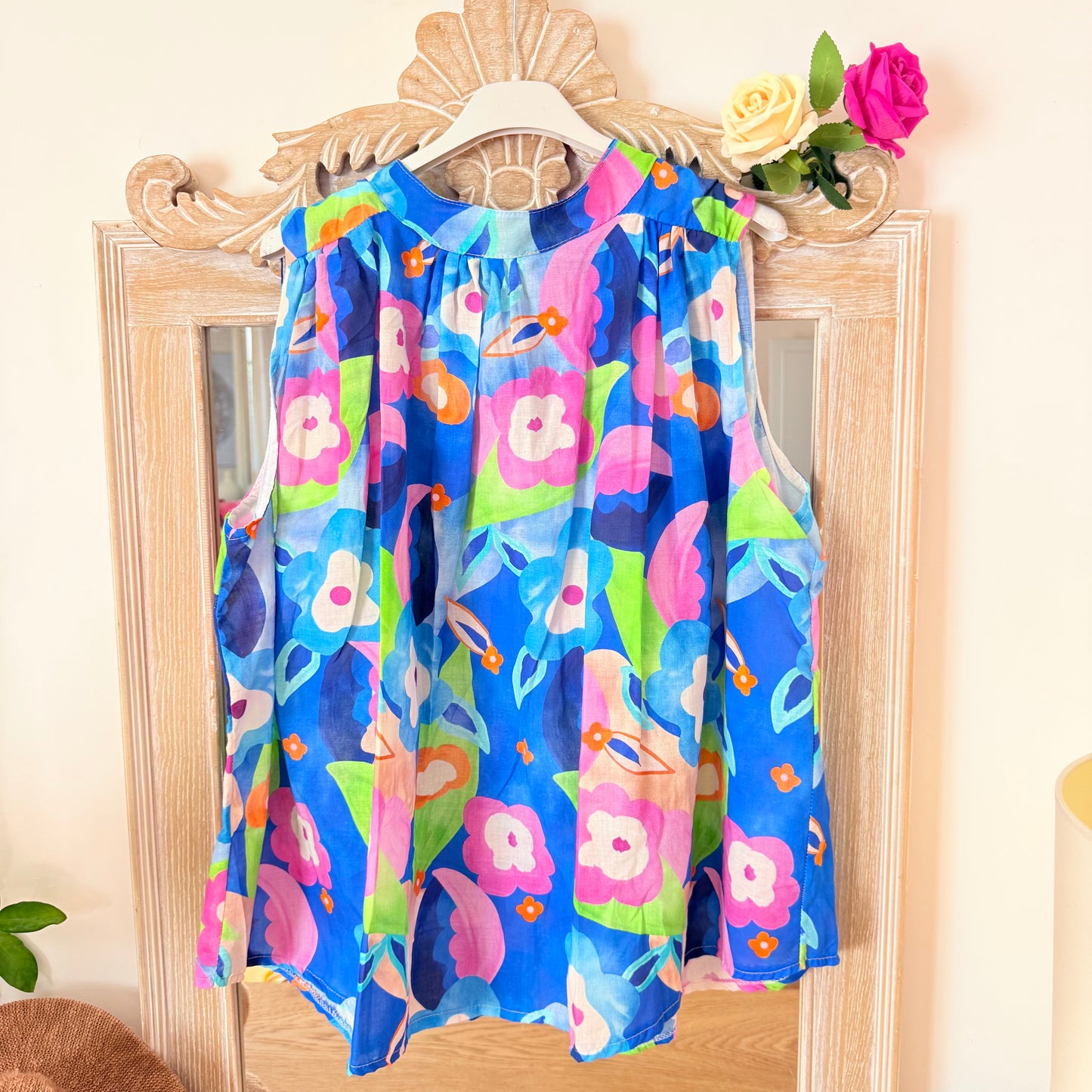 Blouse fleurie colorée - Maison Luizacco