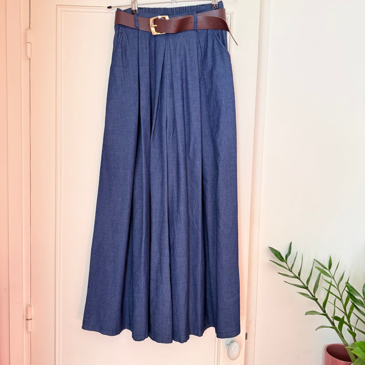 Pantalon palazzo bleu - New collection