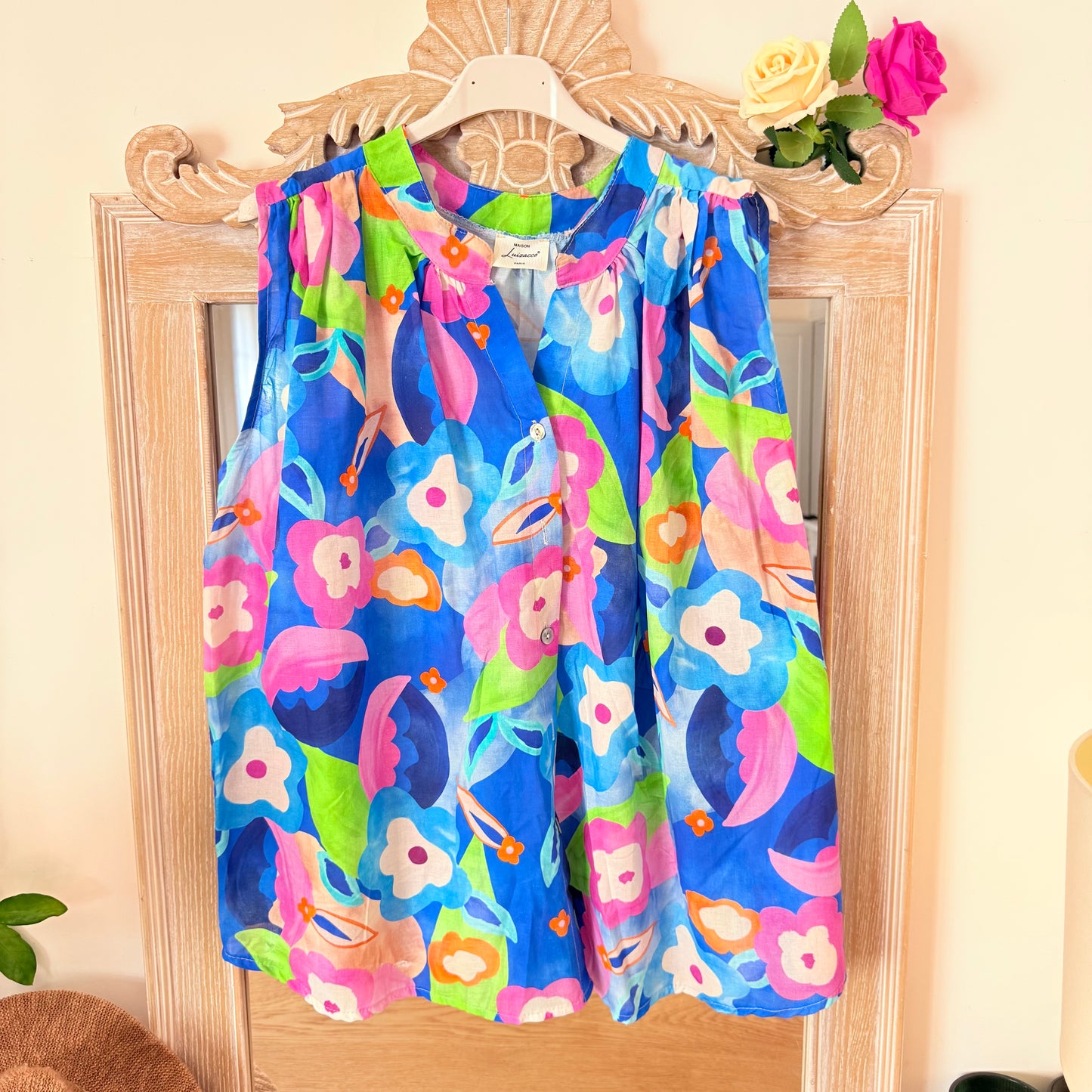 Blouse fleurie colorée - Maison Luizacco