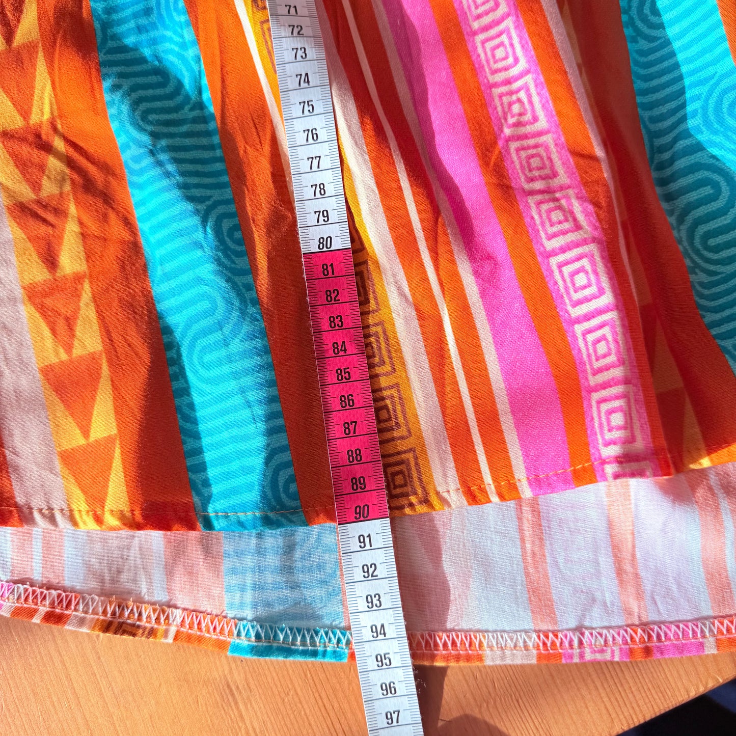 Robe colorée manches ballon