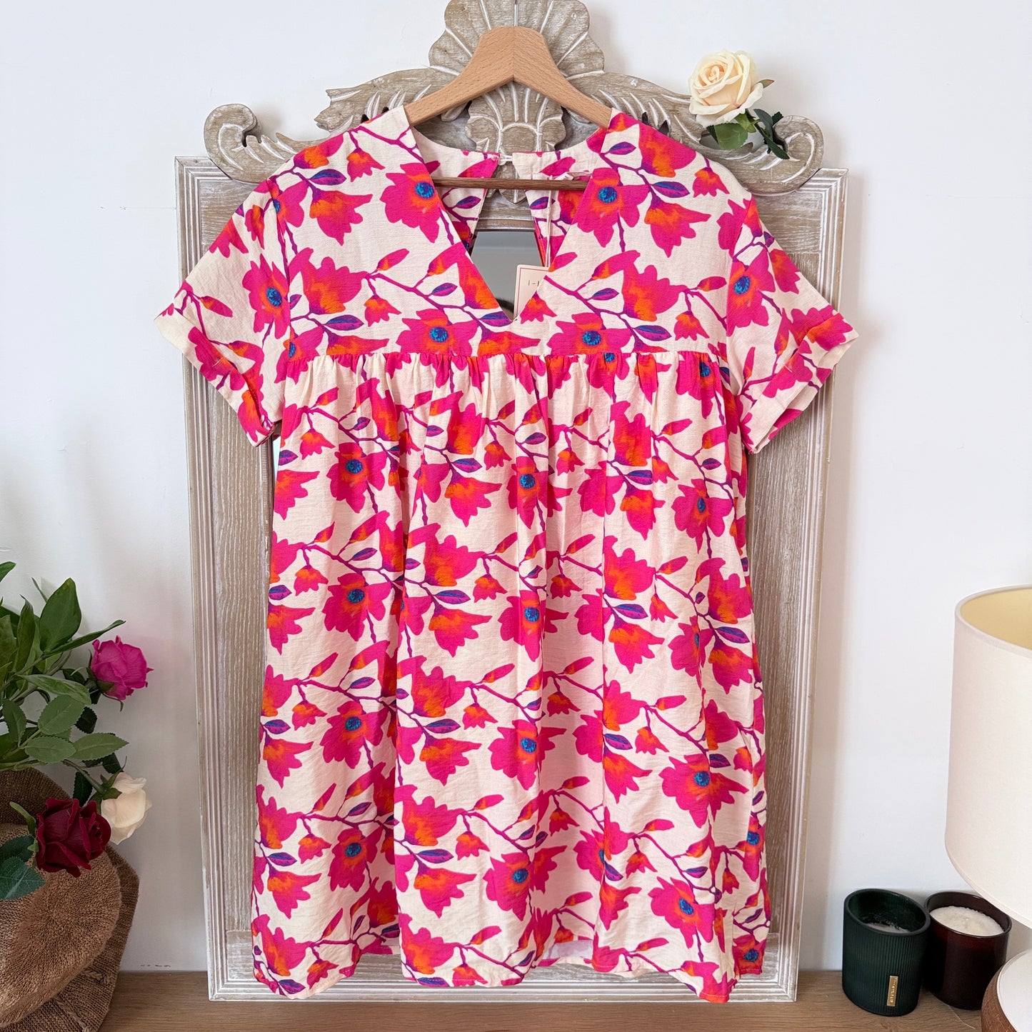 Robe short intégré fleurie - Maëlle