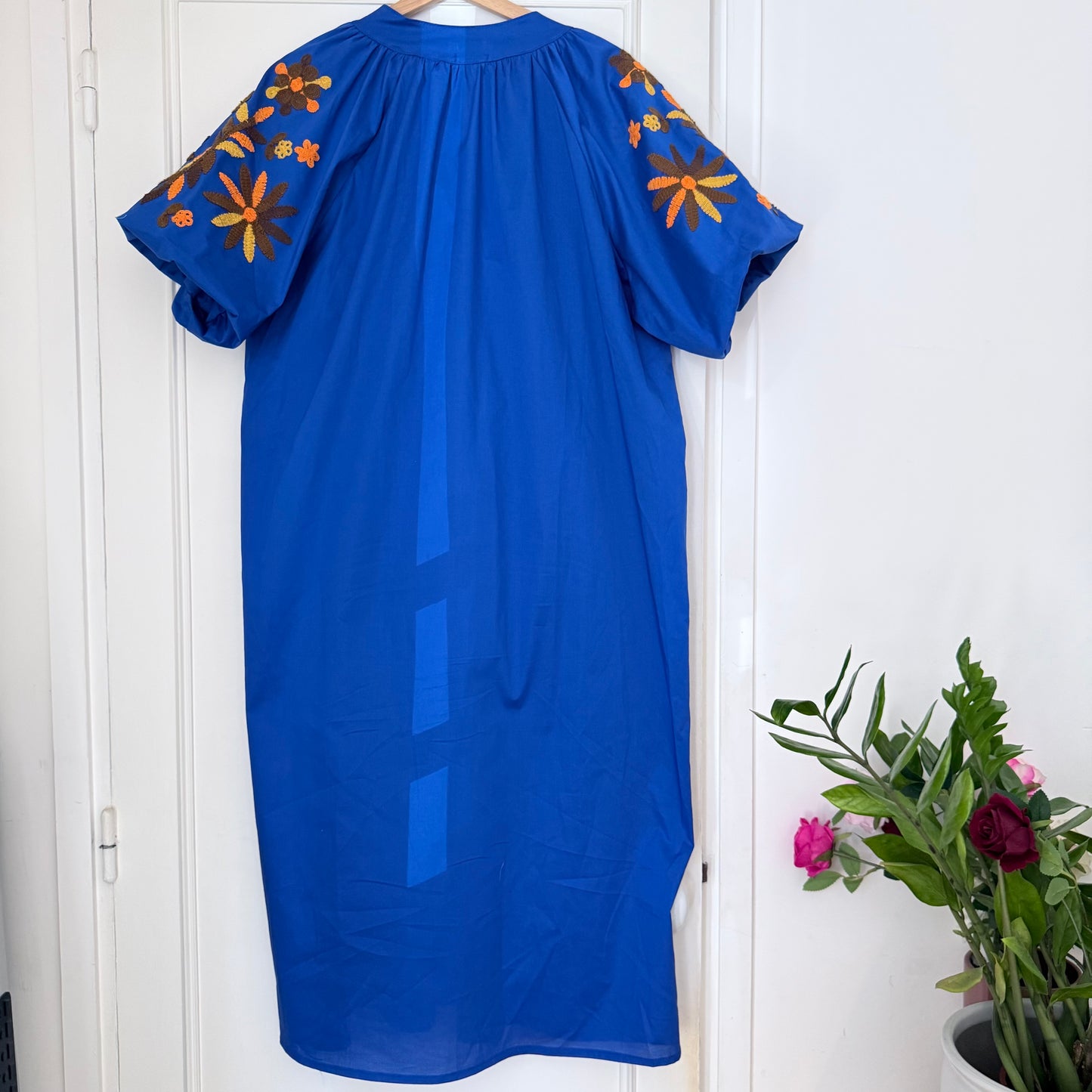 Robe longue bohème bleue  - Luizacco