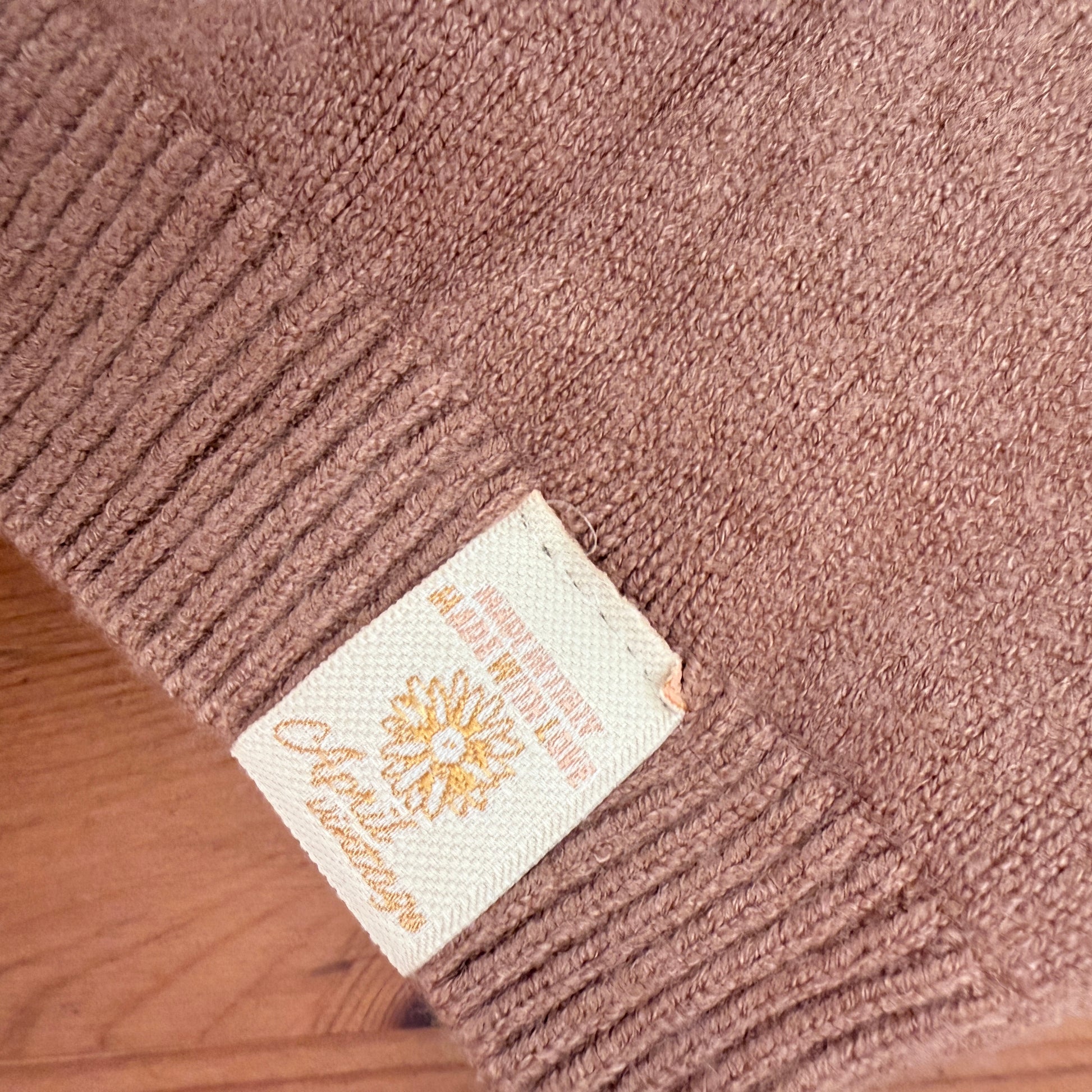 Pull marron manches courtes LOUNAE