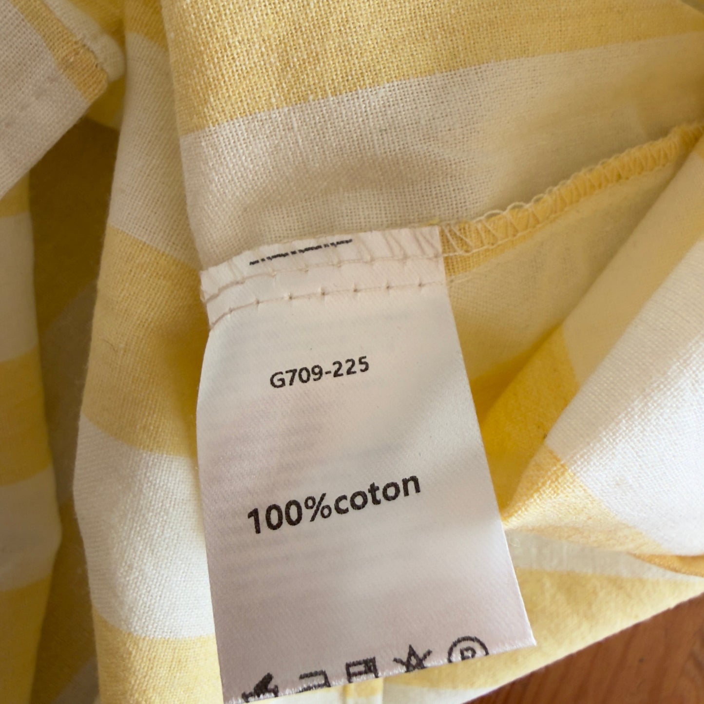 Chemise rayée jaune en coton – It Hippie