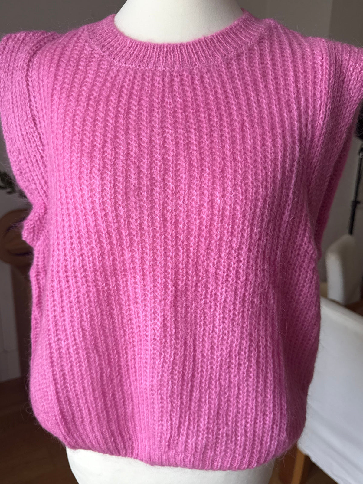 Pull Sans Manches Rose LOUNAE