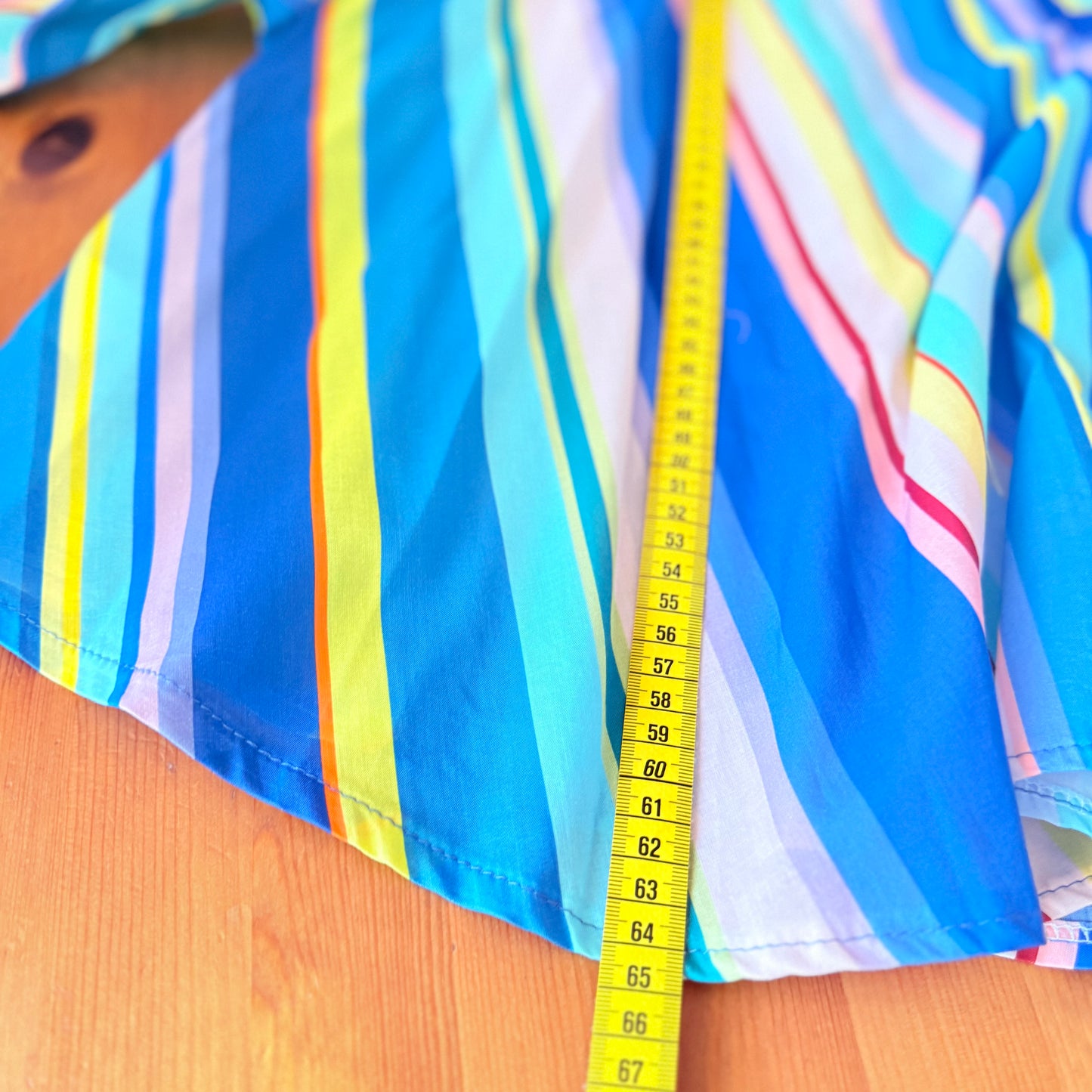 Multicolor striped cotton shirt – April Vintage
