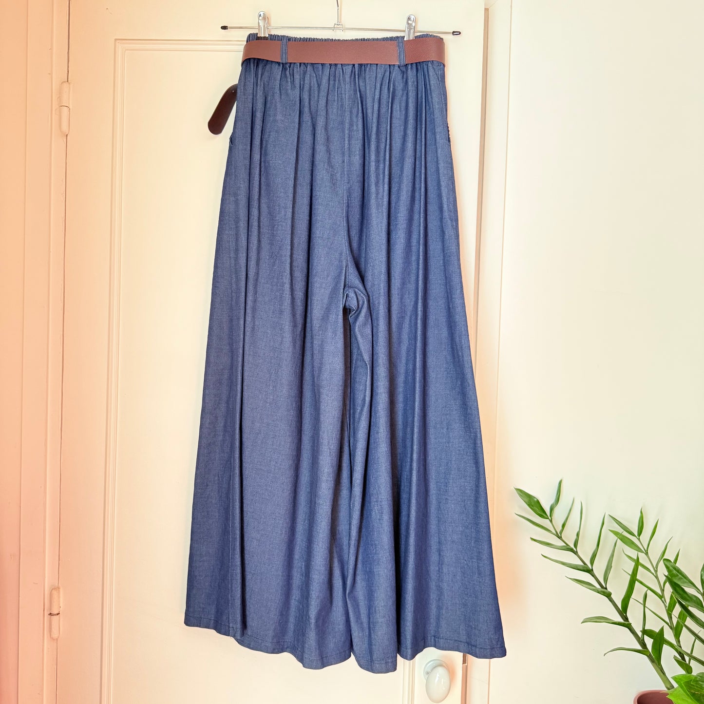 Pantalon palazzo bleu - New collection