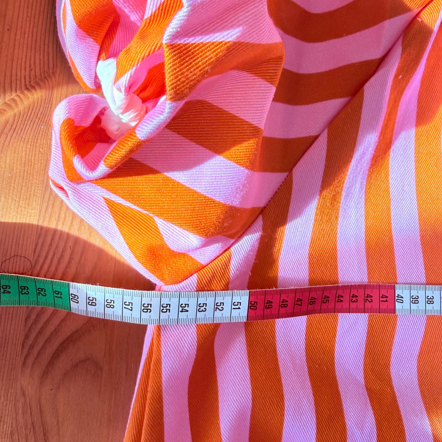Robe bohème rayée orange rose - Pohême