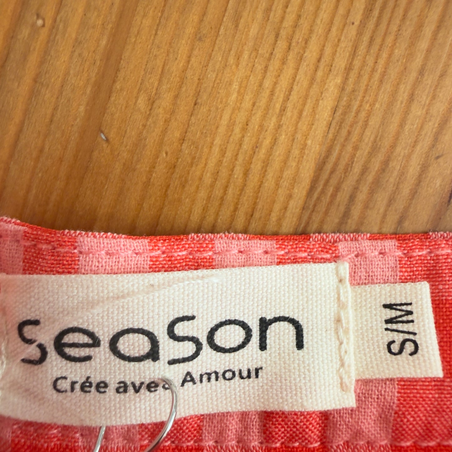Rot-rosa Vichy-Hemd - Season