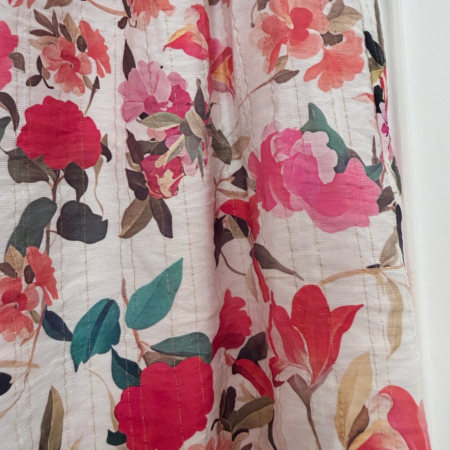 Blouse fleurie manches volantes LOUNAE