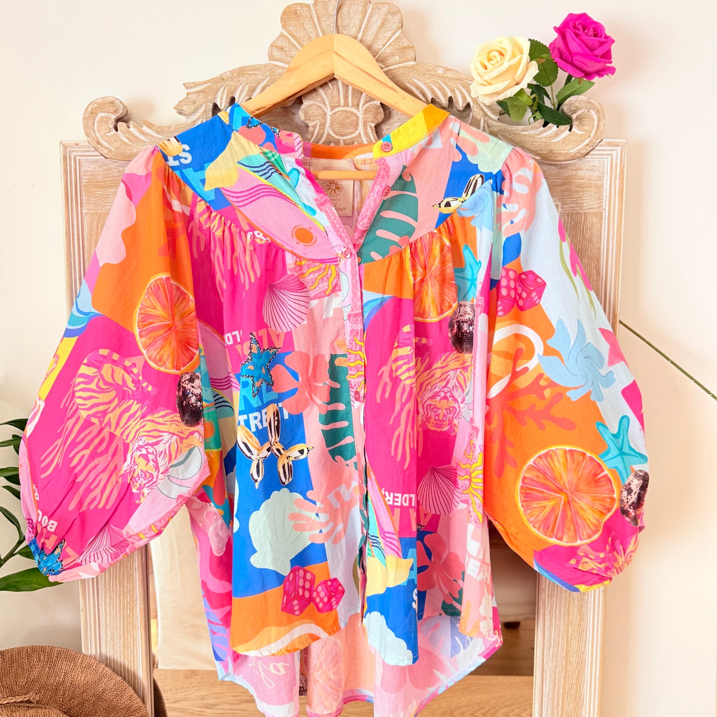 Chemise multicolore - April vintage