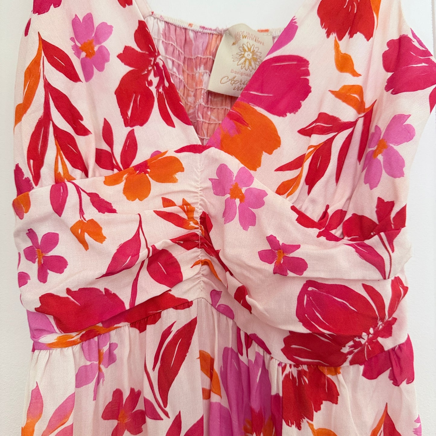 Robe longue fleurie -  April vintage