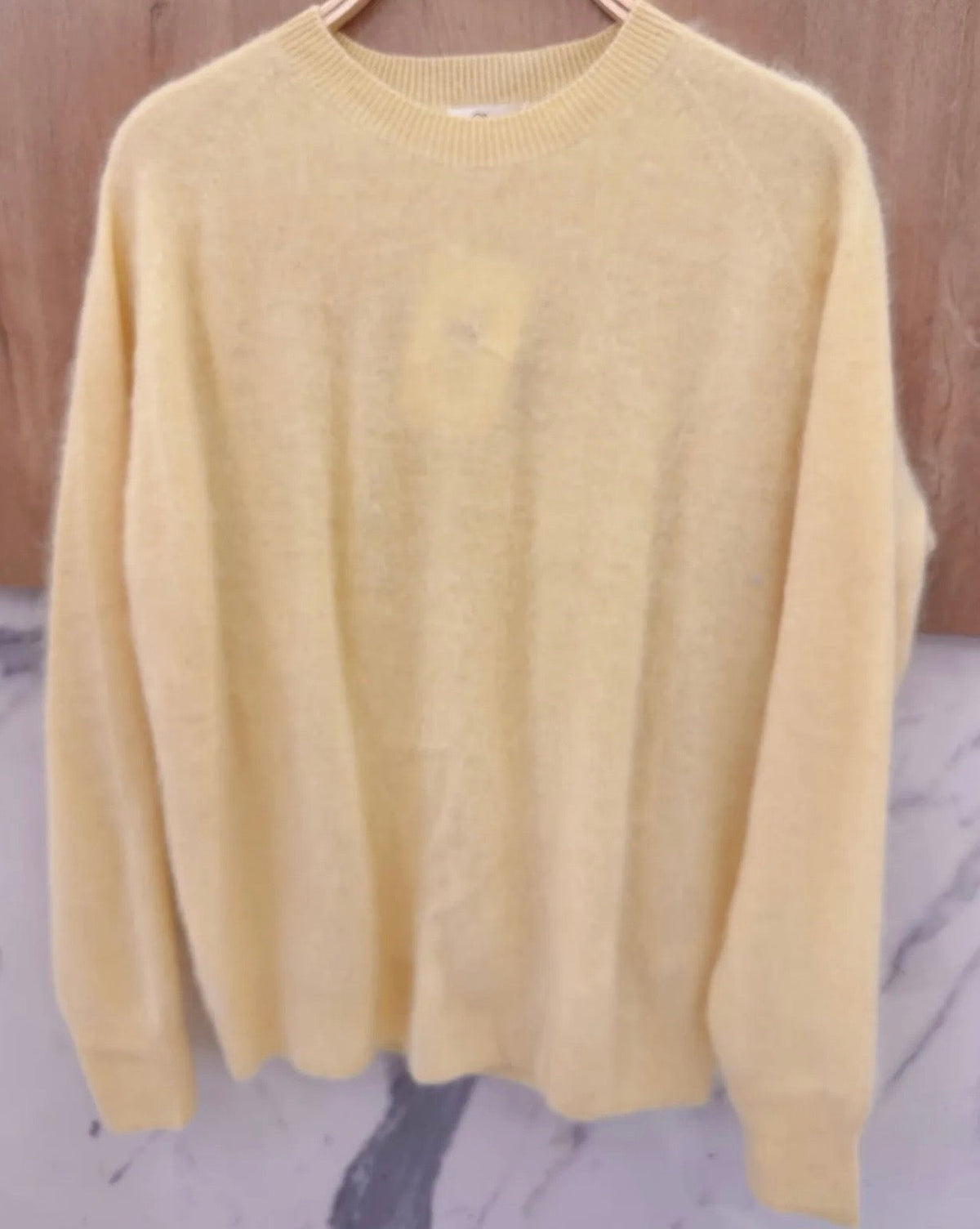 Pull Jaune Vanille Premium  – Fabriqué en Italie LOUNAE