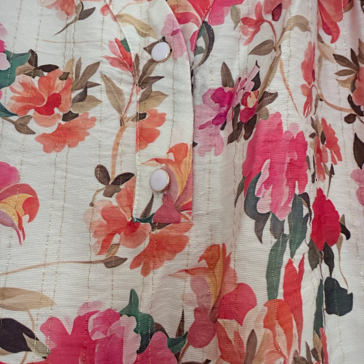 Blouse fleurie manches volantes LOUNAE