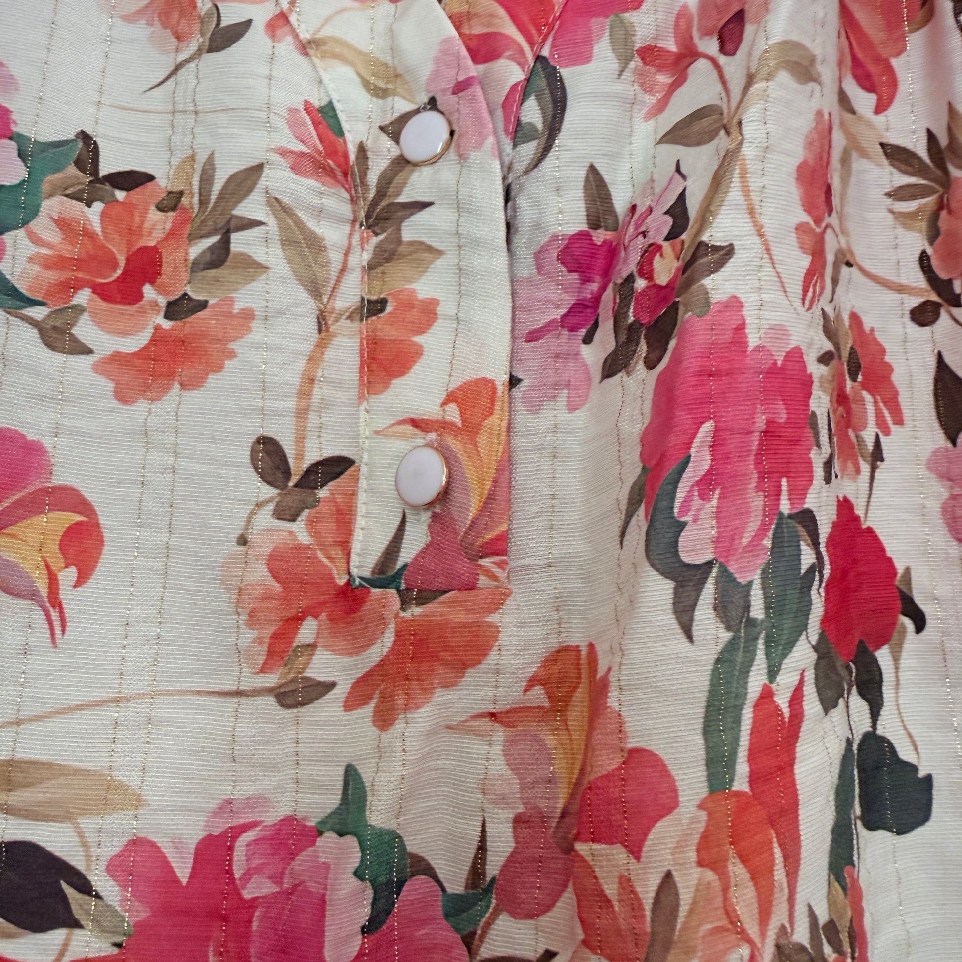 Blouse fleurie manches volantes LOUNAE