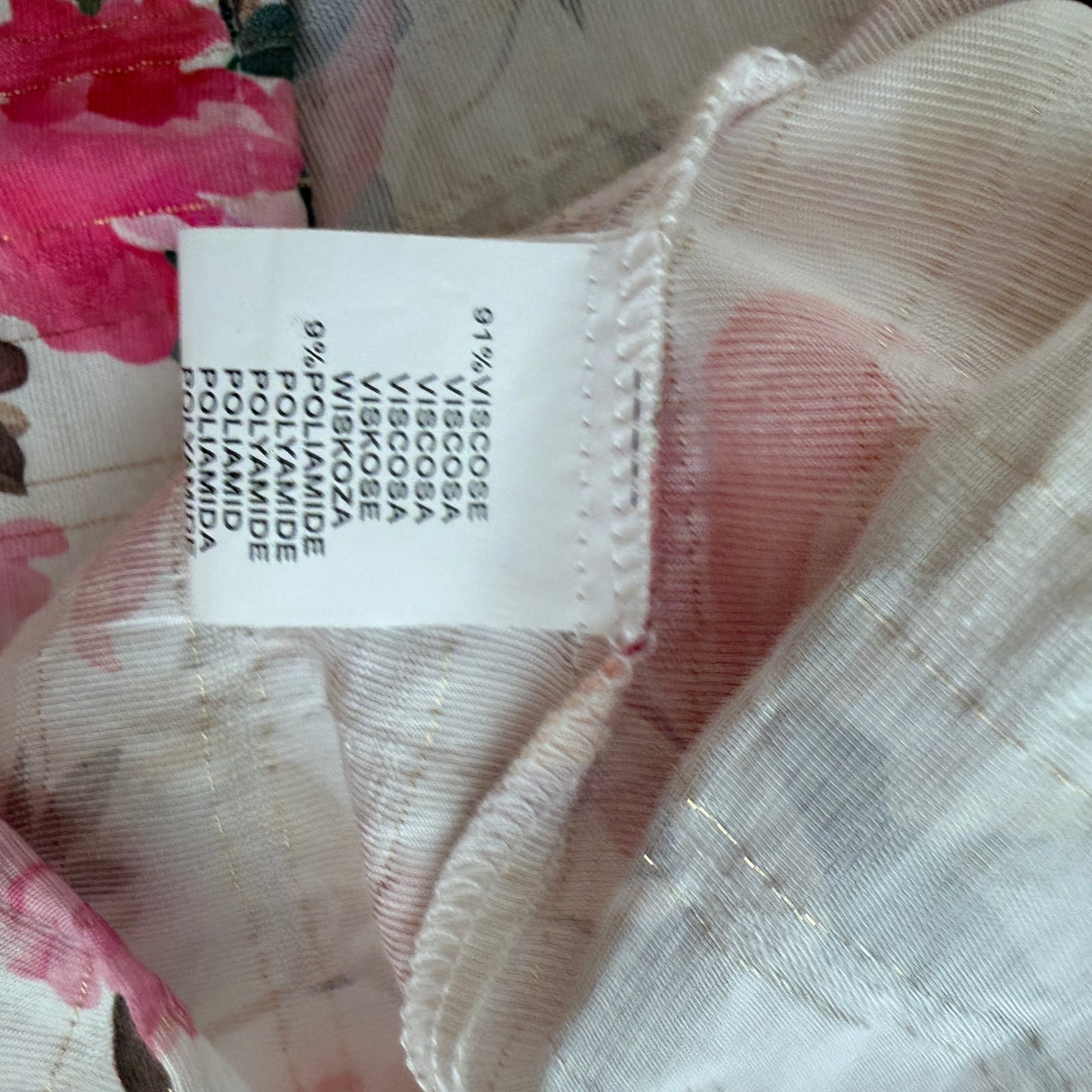 Blouse fleurie manches volantes LOUNAE