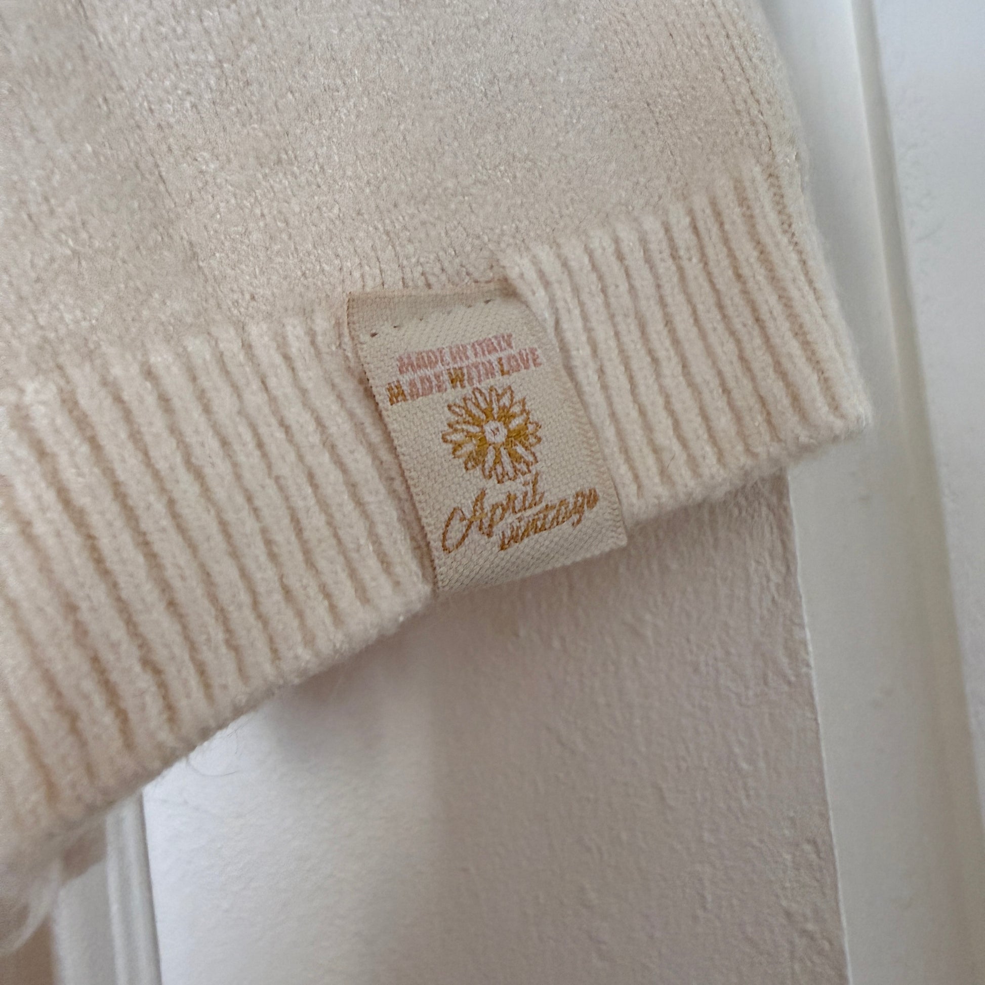 Pull col rond rose manches courtes - Taille unique LOUNAE