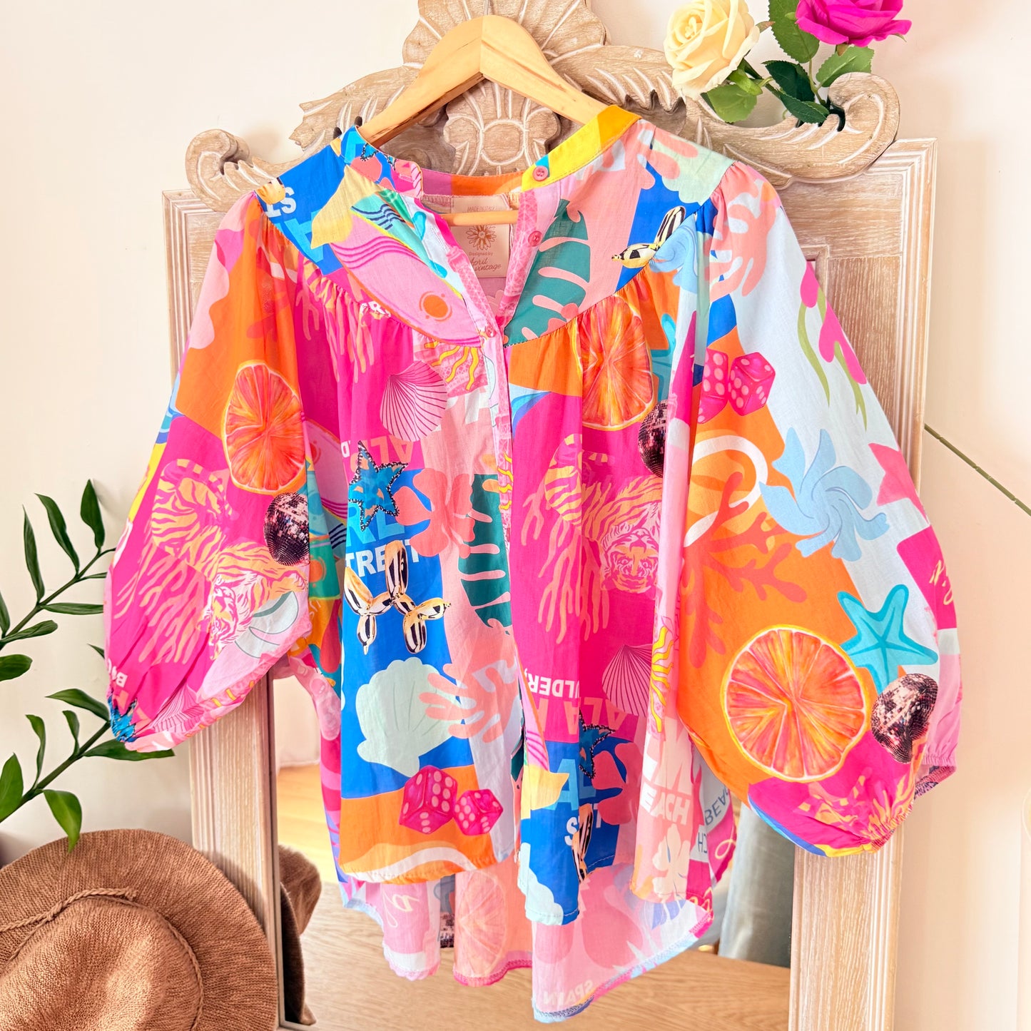 Chemise multicolore - April vintage
