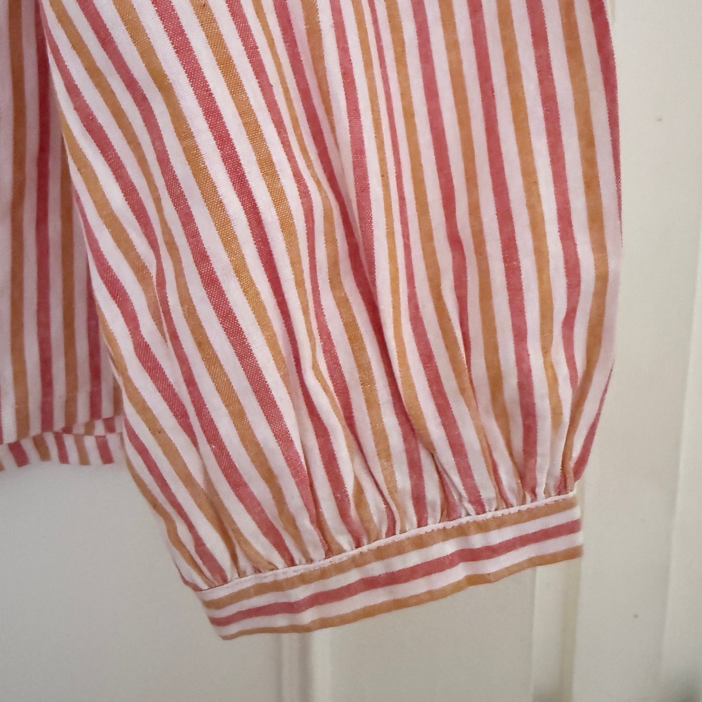 Chemise Camel rose blanche coton