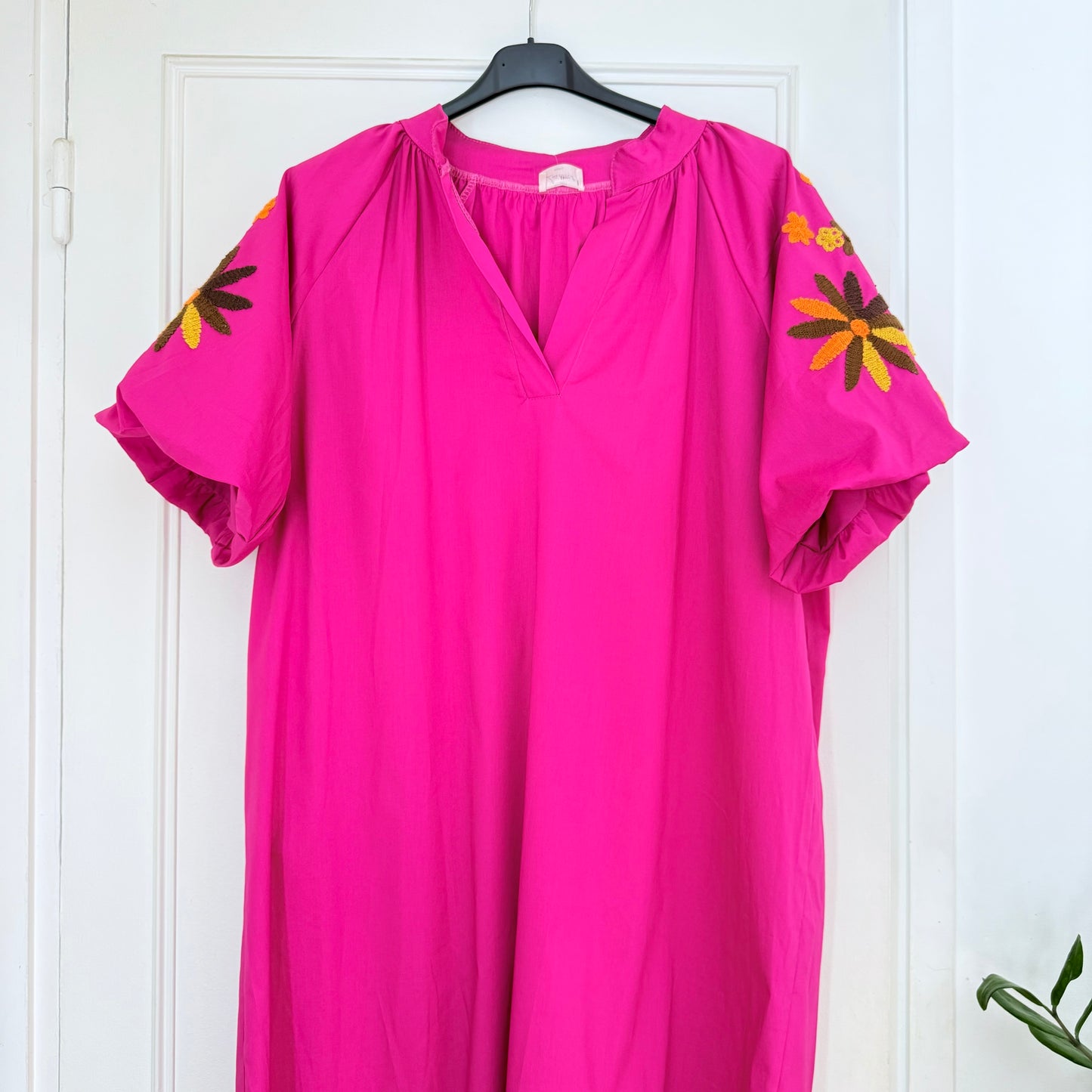 Robe longue bohème fuschia - Luizacco
