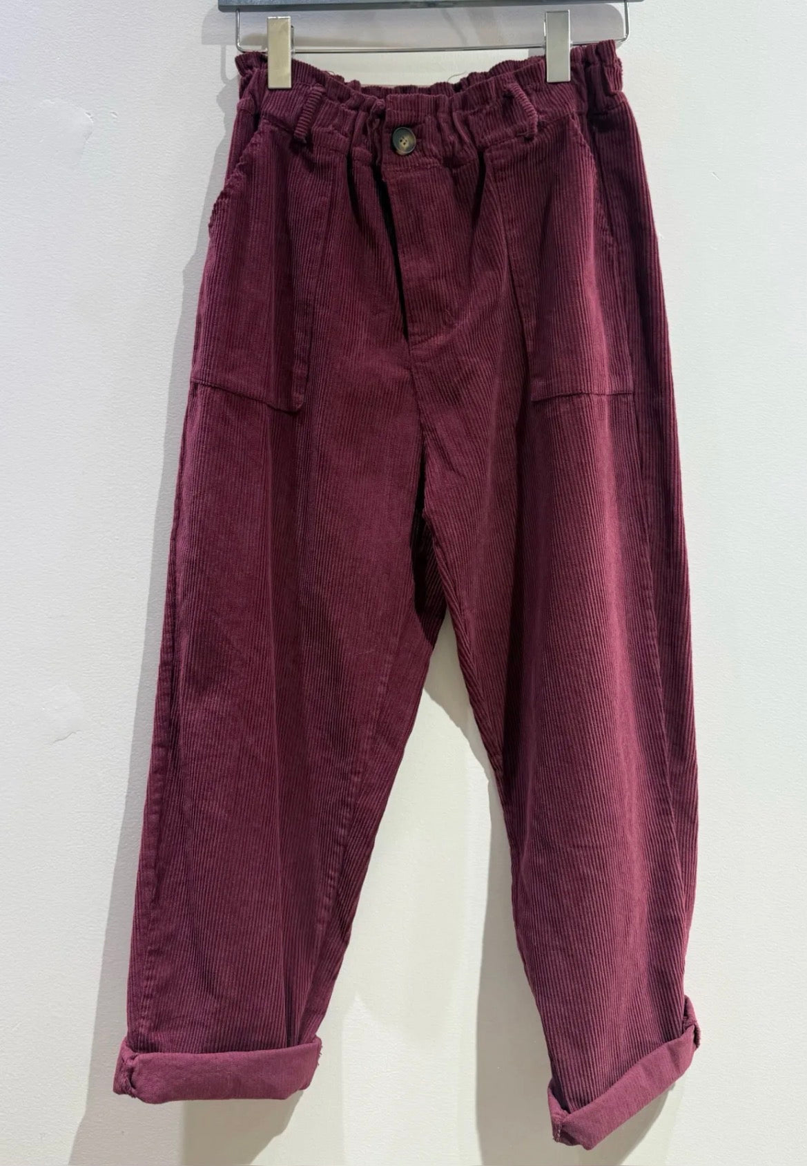 Pantalon Ample Bordeaux Velours Côtelé (Copie) LOUNAE