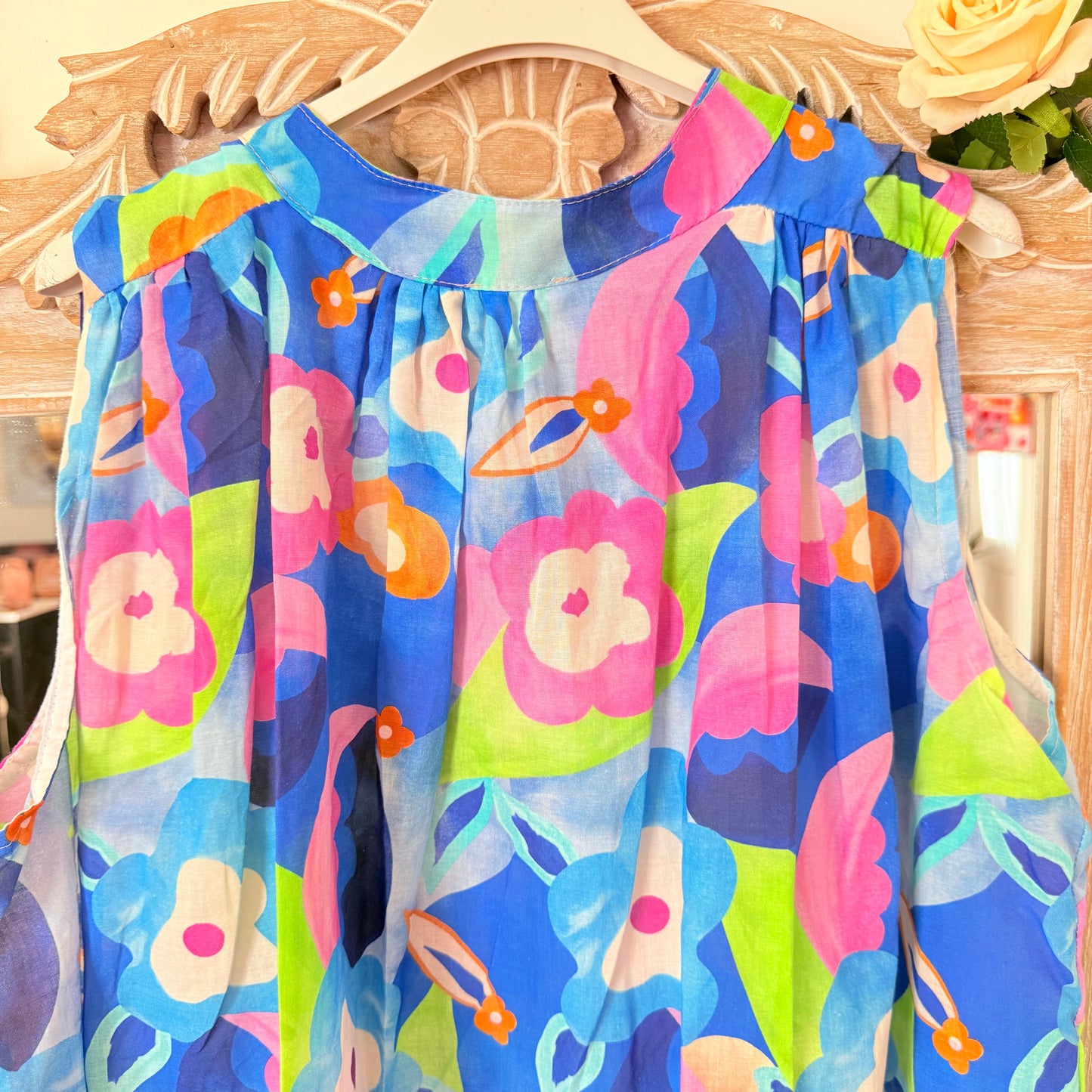 Blouse fleurie colorée - Maison Luizacco