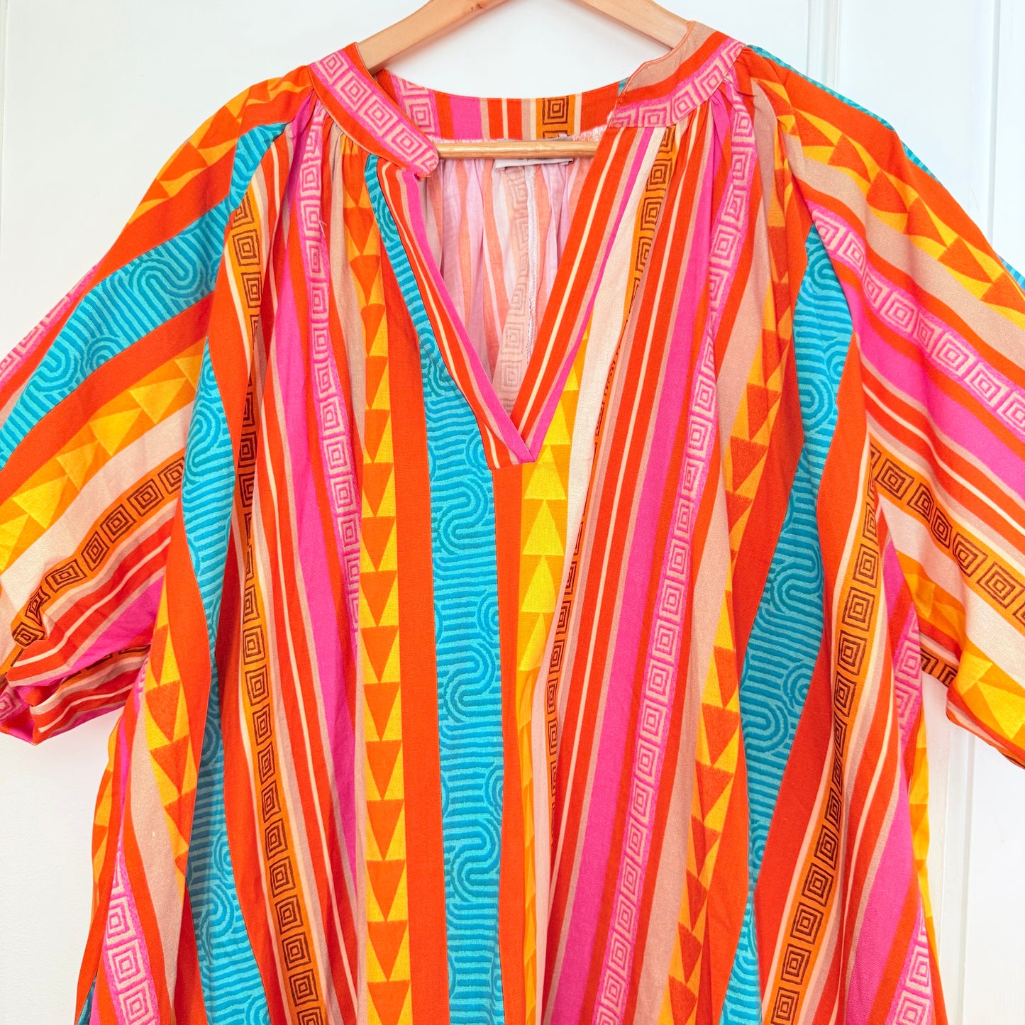 Robe colorée manches ballon
