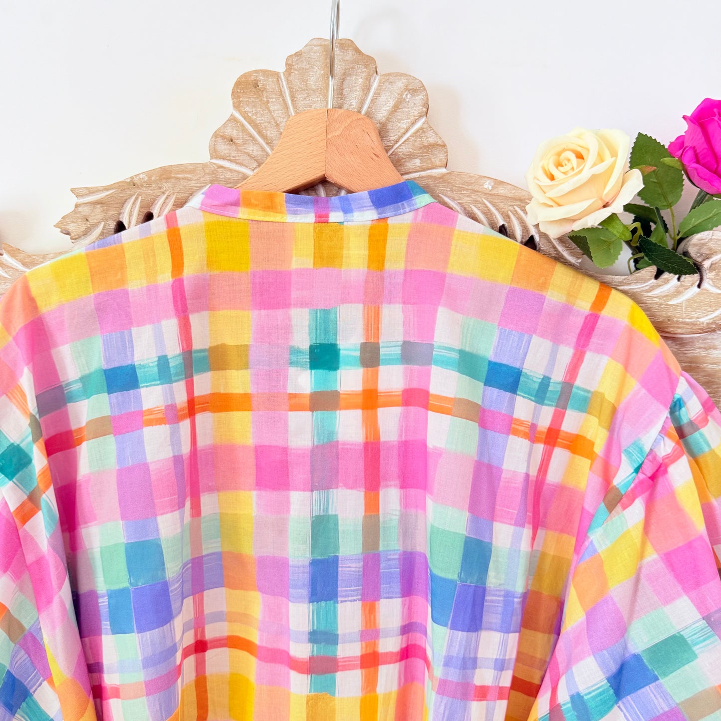 Chemise à carreaux pastel - April vintage