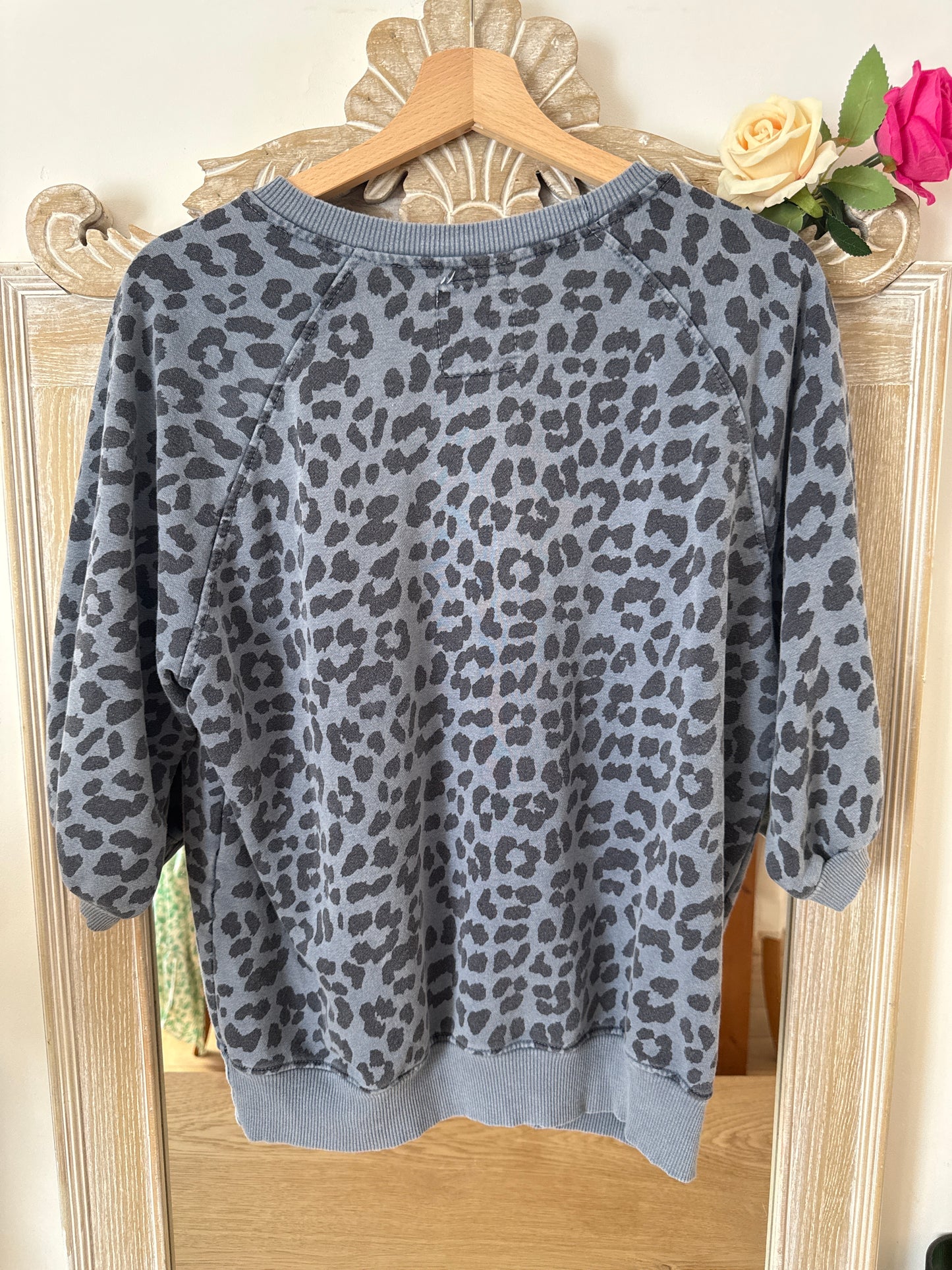Sweat léopard gris ICONIC - April vintage
