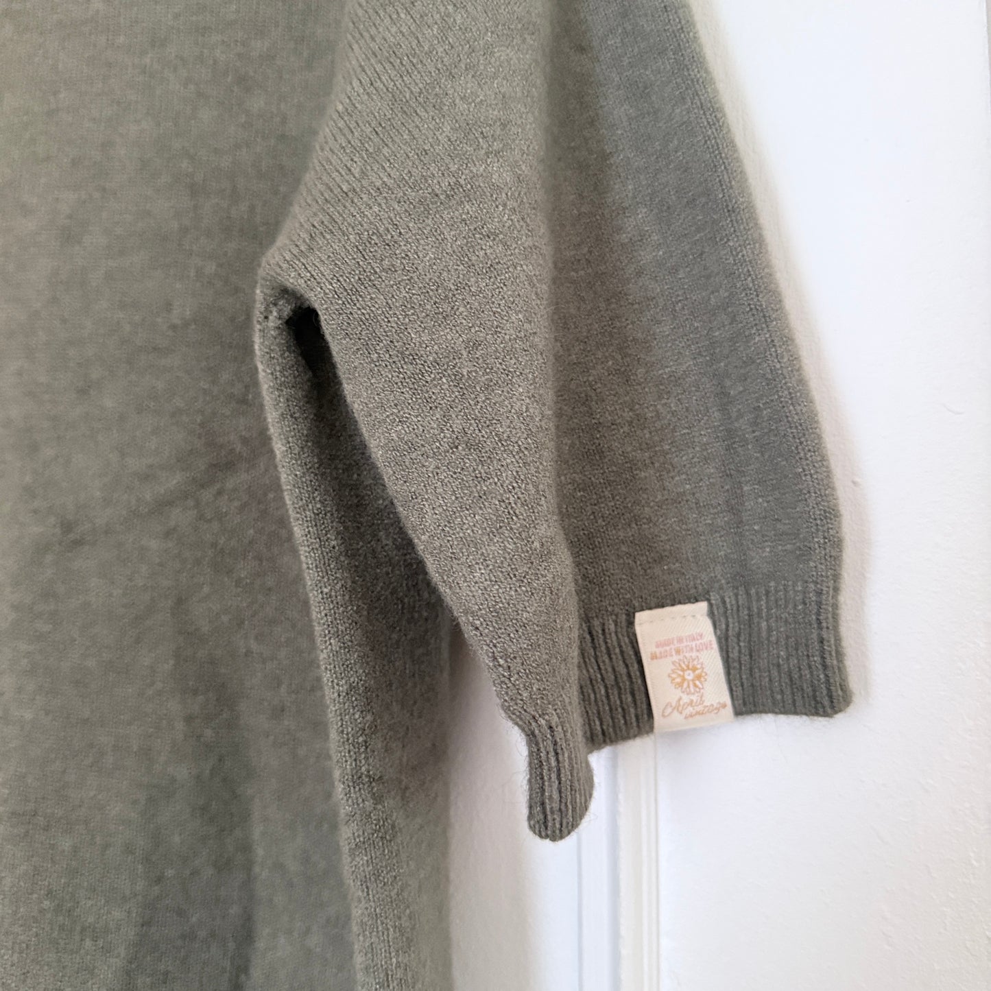 Pull col rond rose manches courtes - Taille unique LOUNAE