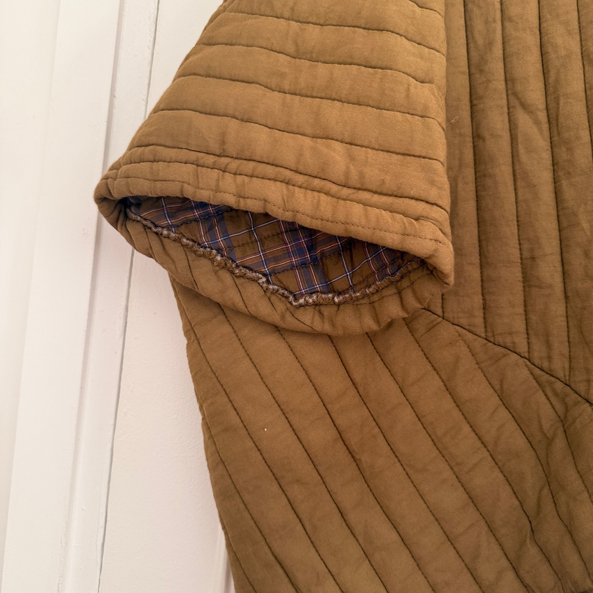 Veste kimono kaki coton LOUNAE