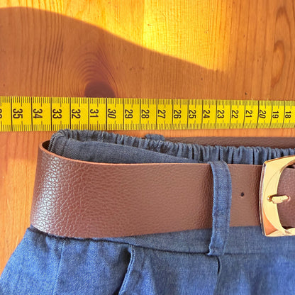 Pantalon ample bleu foncé LOUNAE