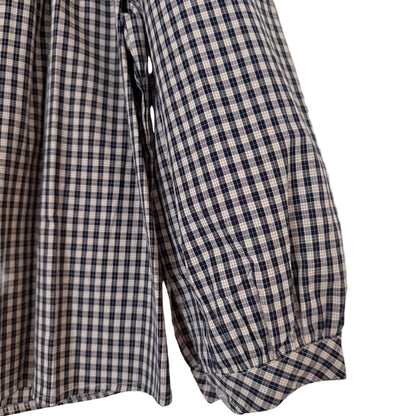 Chemise vichy bleue et blanche en coton taille unique LOUNAE