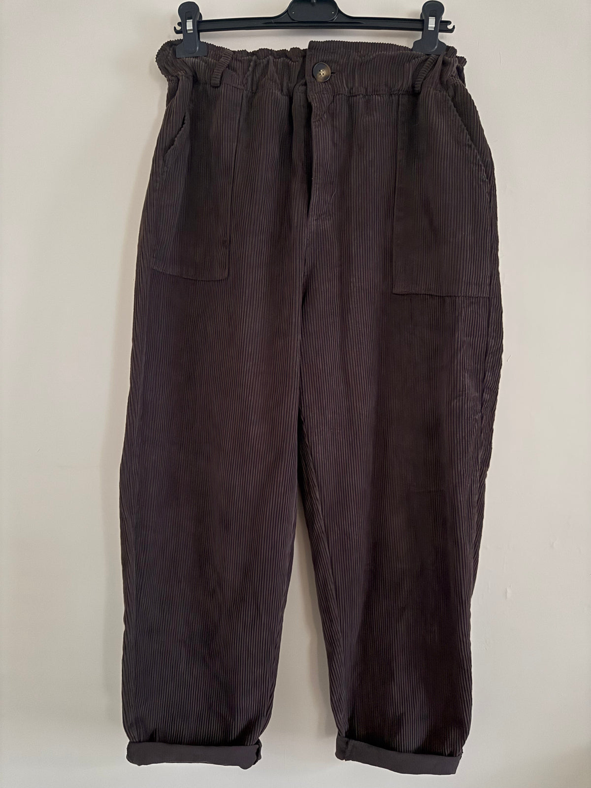 Pantalon Marron Velours Côtelé LOUNAE