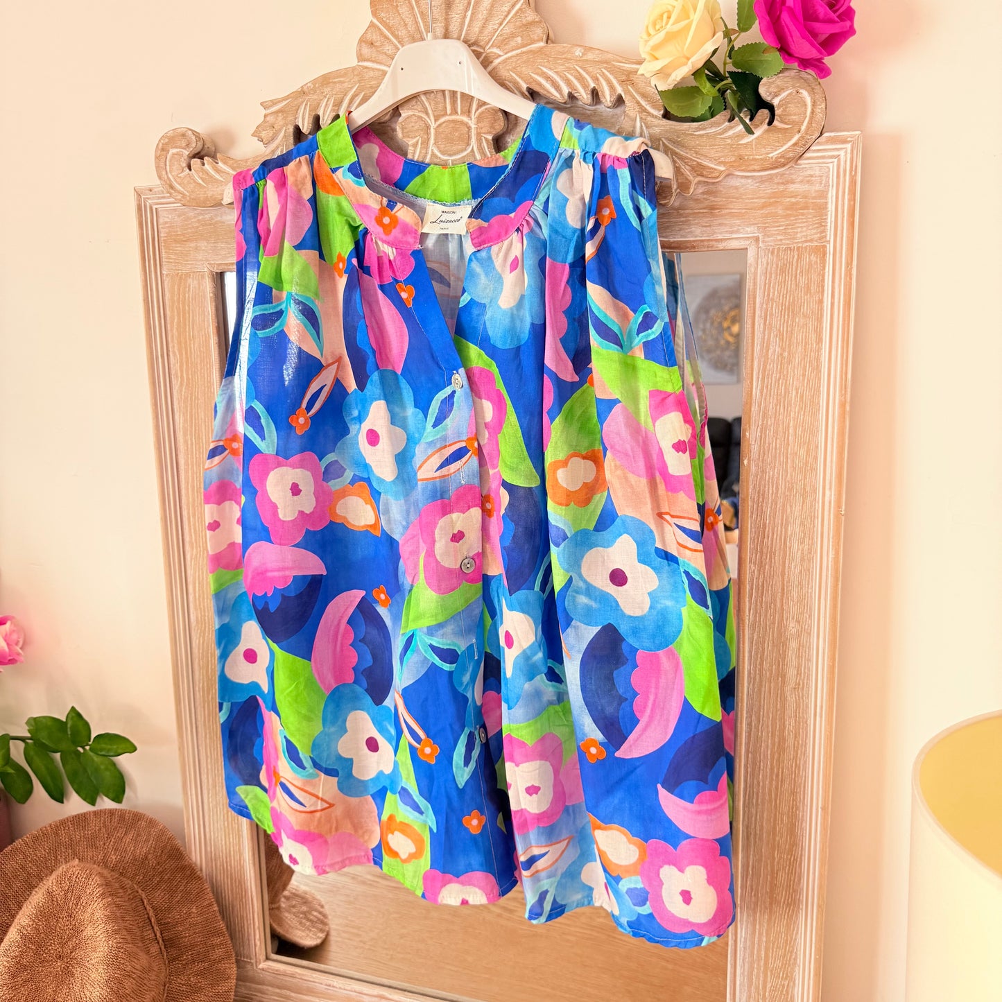 Blouse fleurie colorée - Maison Luizacco