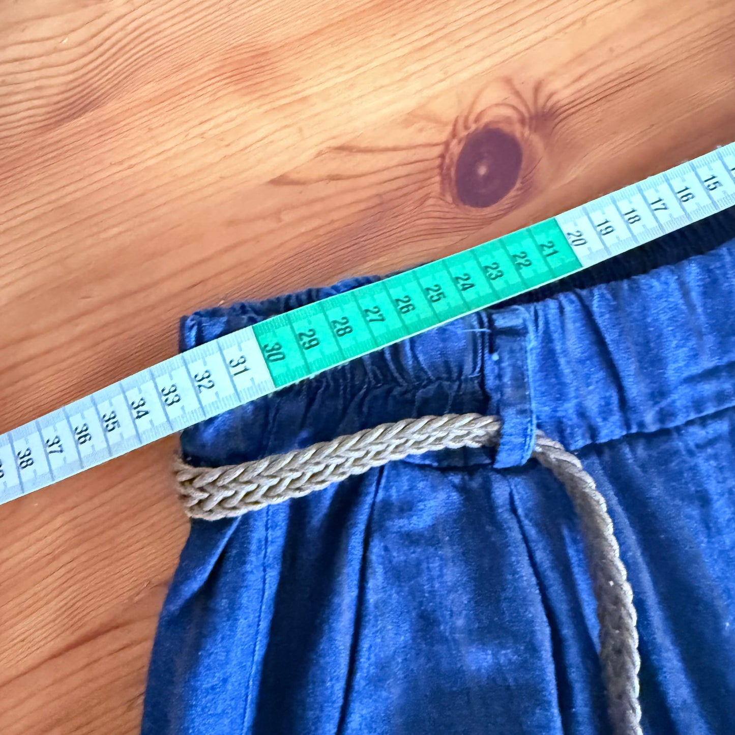 Short bleu rayé Camel - Carla Giannini