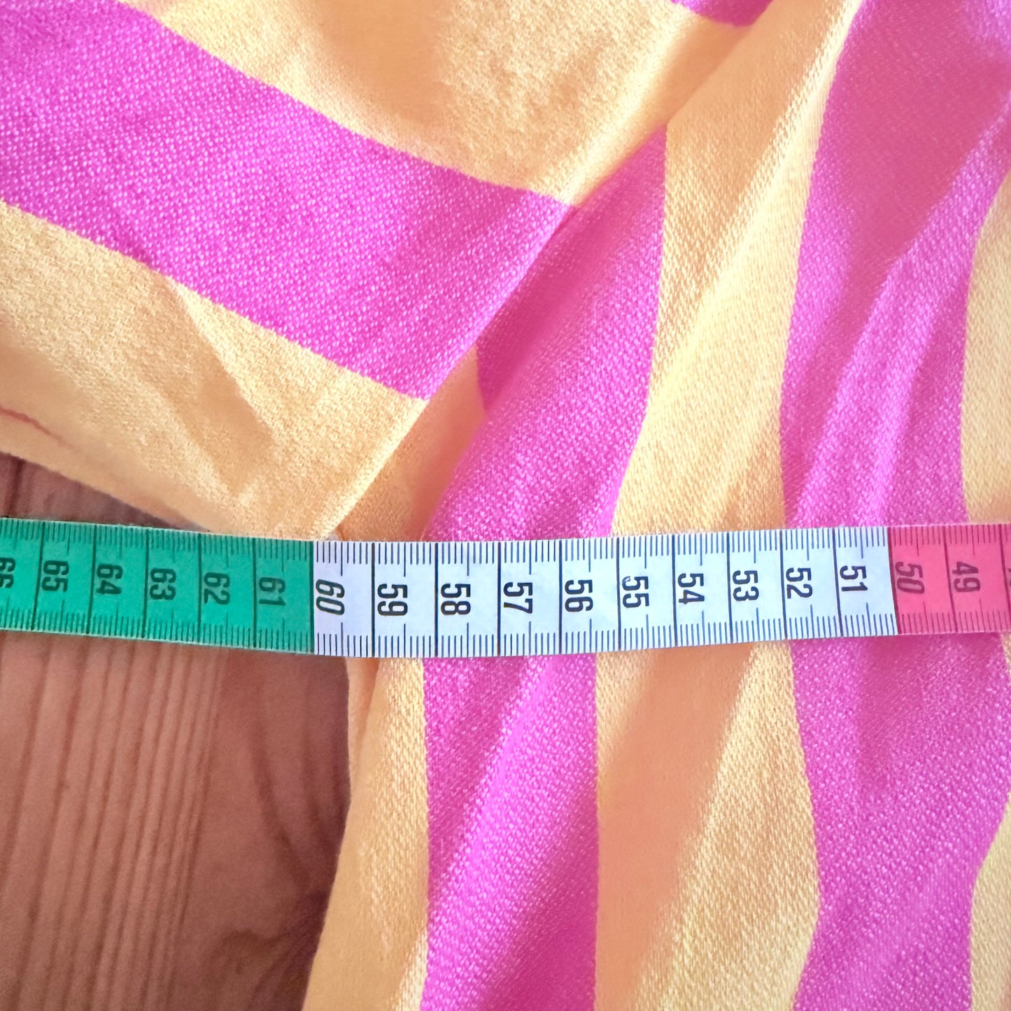 Robe rayée jaune rose - Lovika