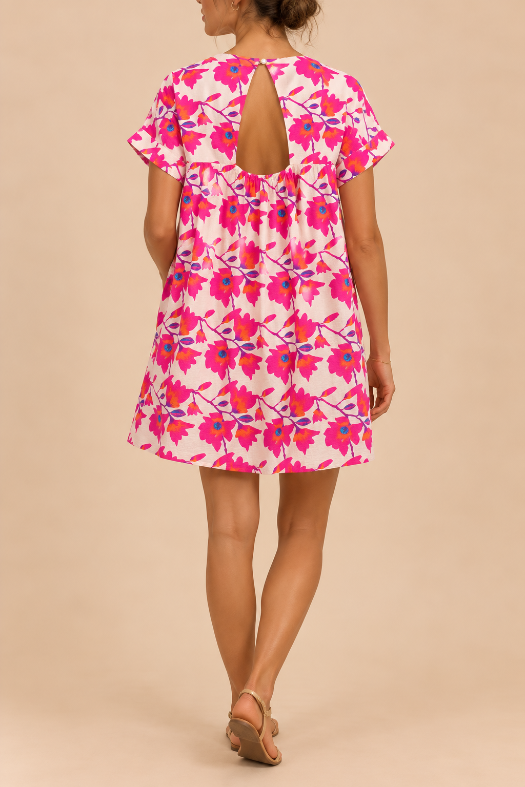 Robe short intégré fleurie - Maëlle